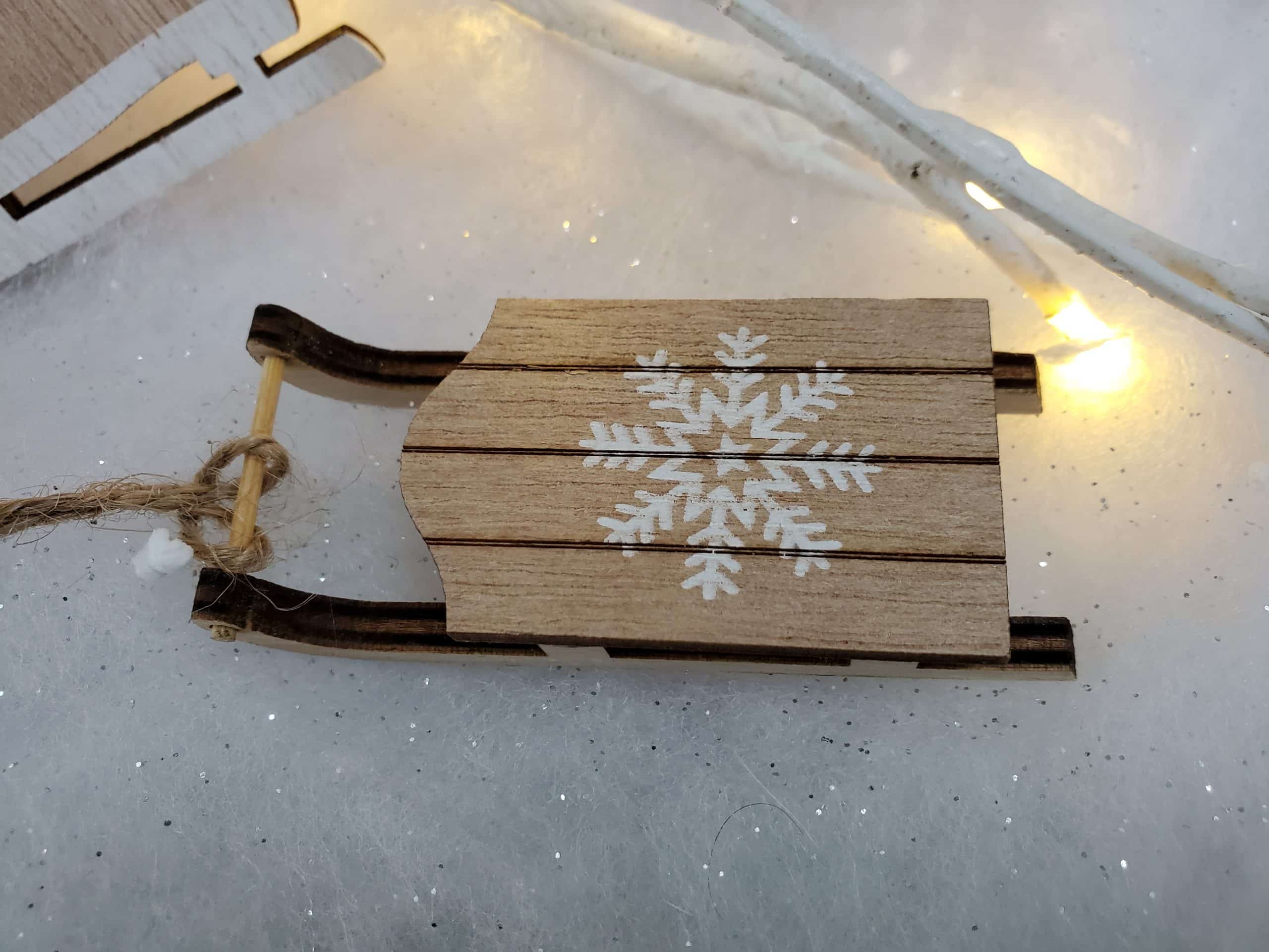 Alpine Sports Wooden Christmas Tree Decorations