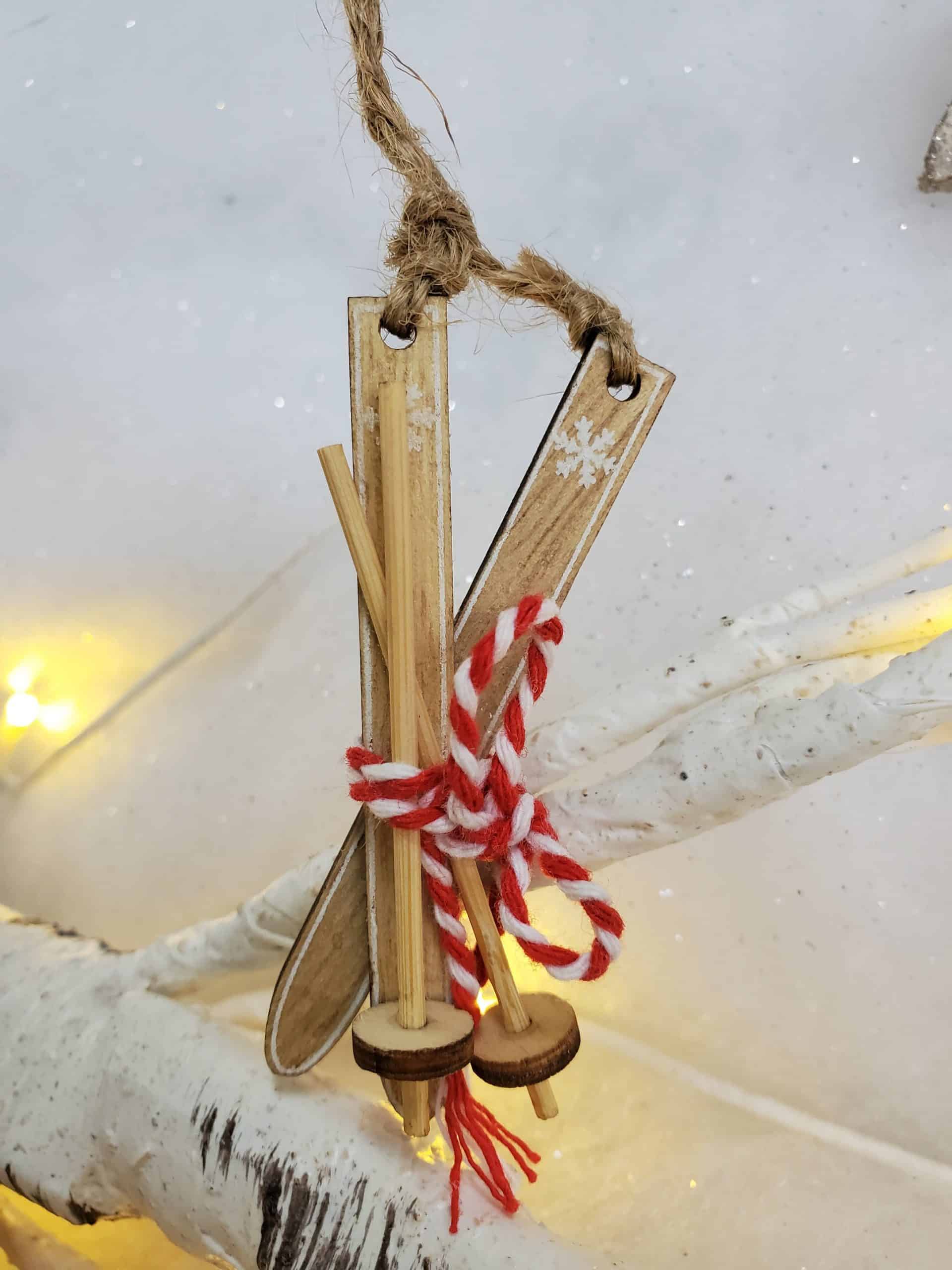 Alpine Sports Wooden Christmas Tree Decorations
