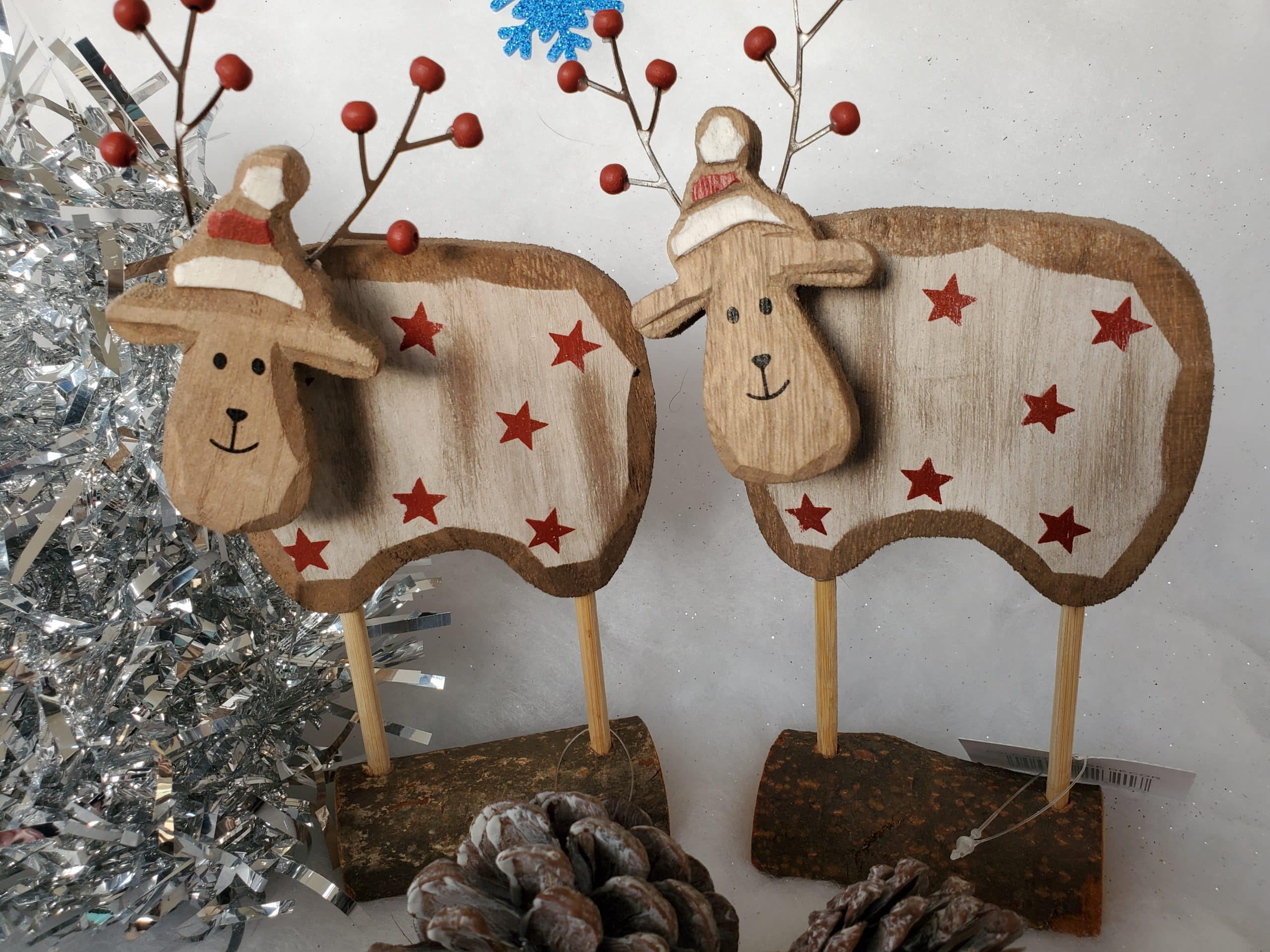 Wooden Reindeer Decoration