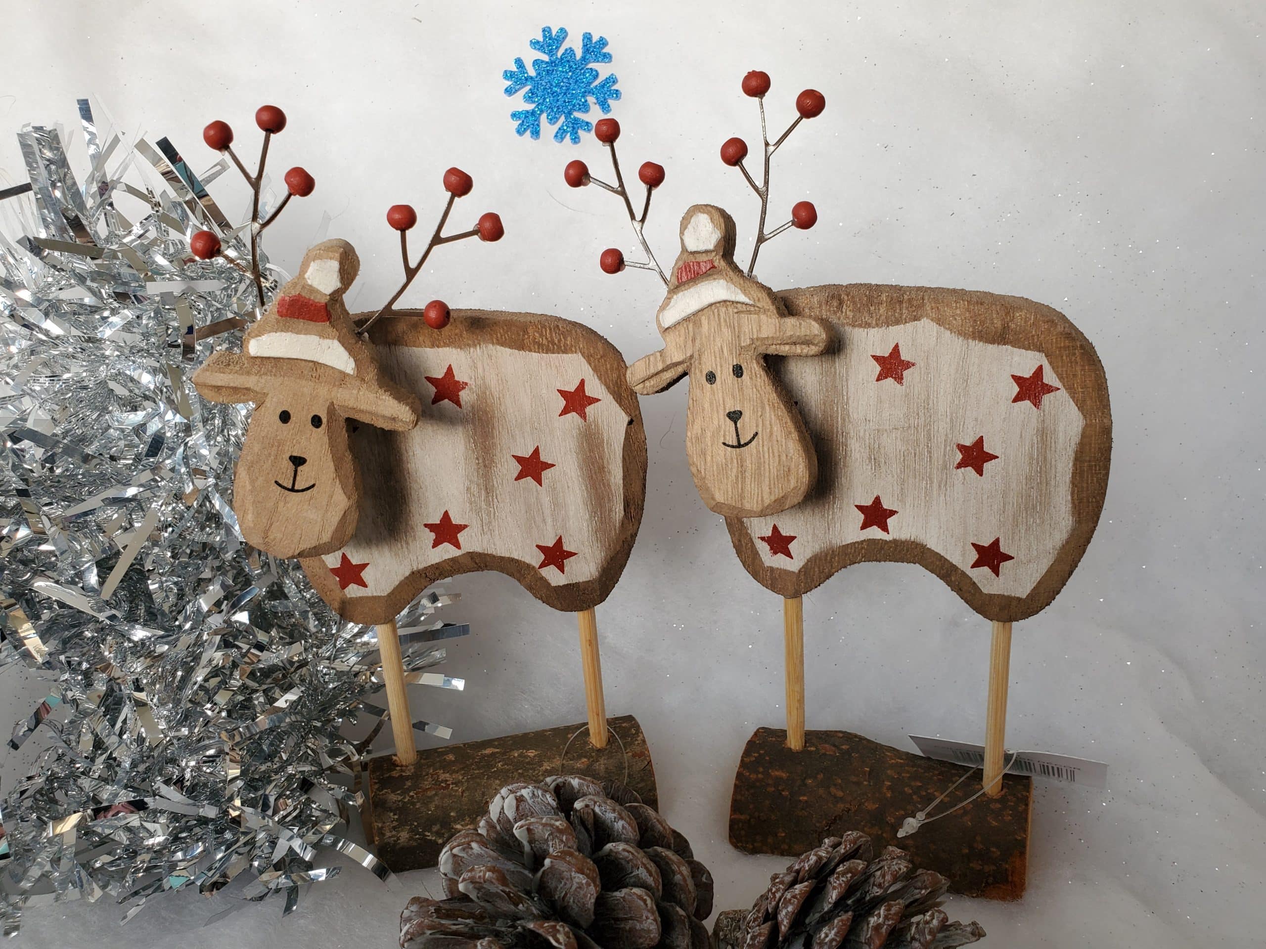 Wooden Reindeer Decoration