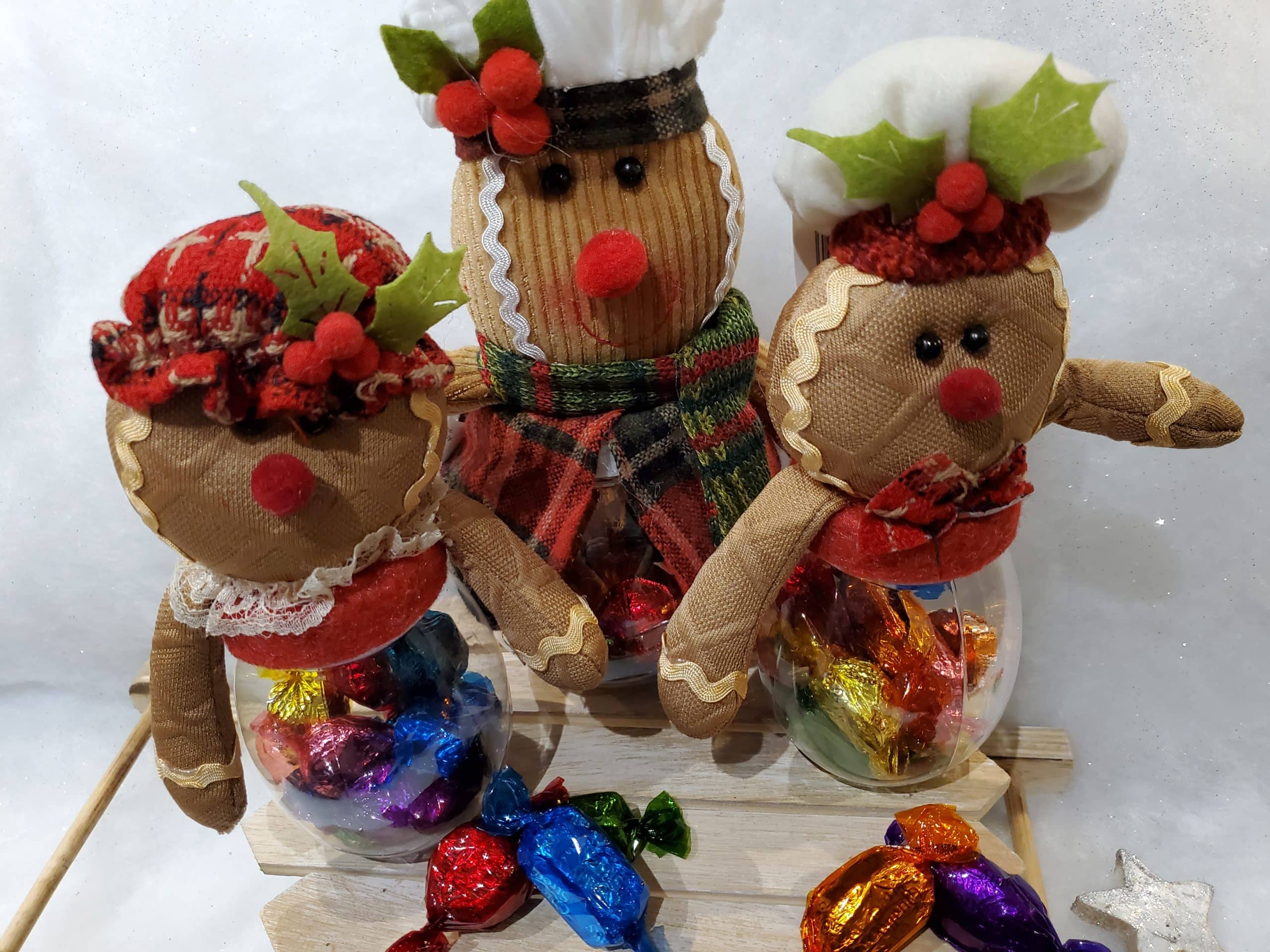 Gingerbread Sweetie Jars