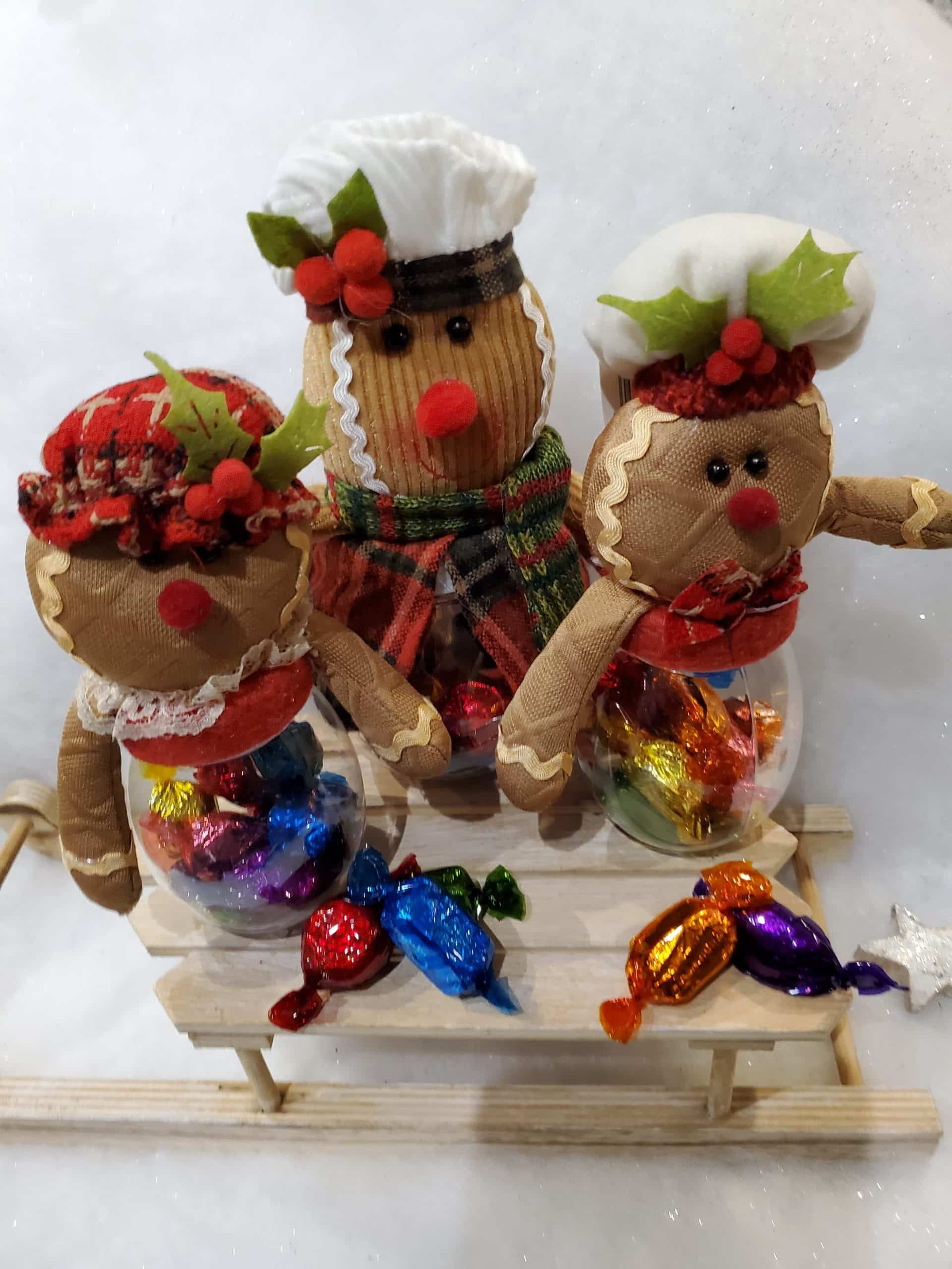 Gingerbread Sweetie Jars