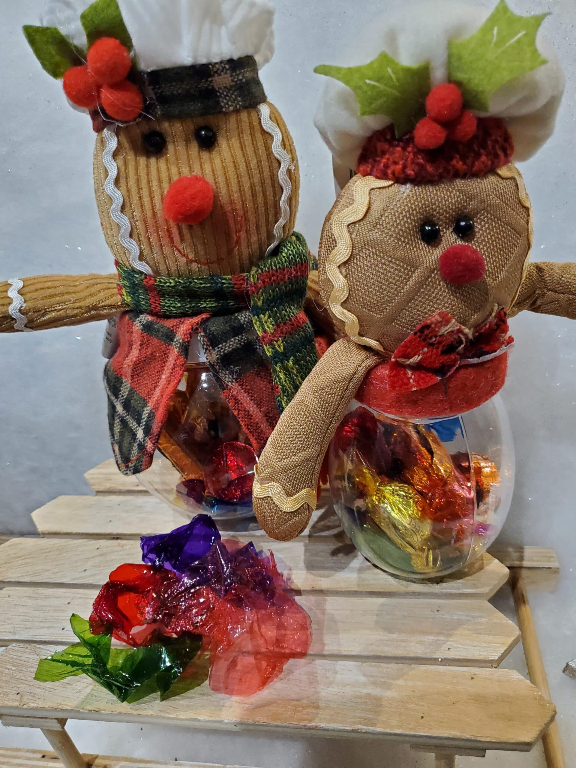 Gingerbread Sweetie Jars