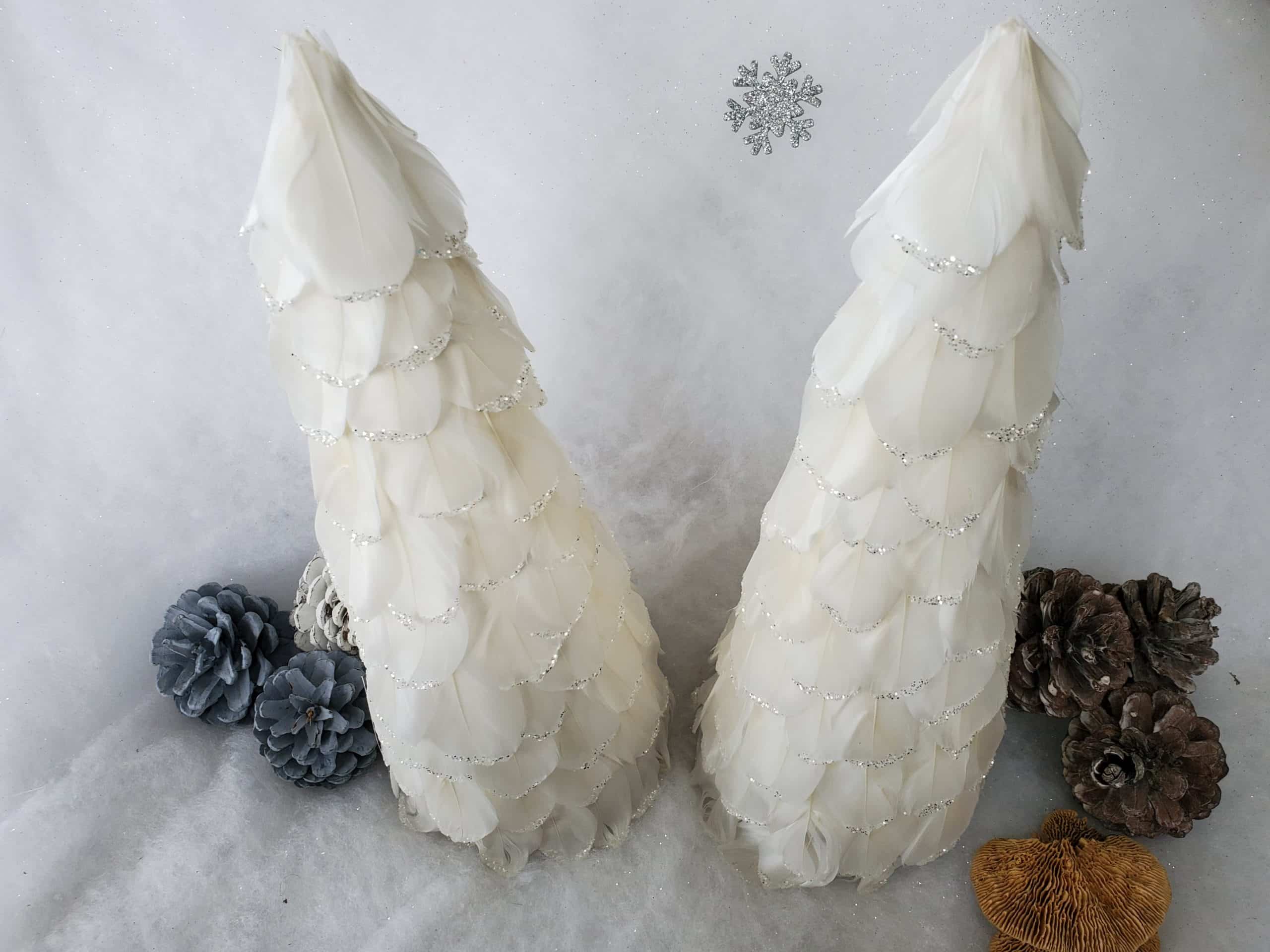 White feather tree
