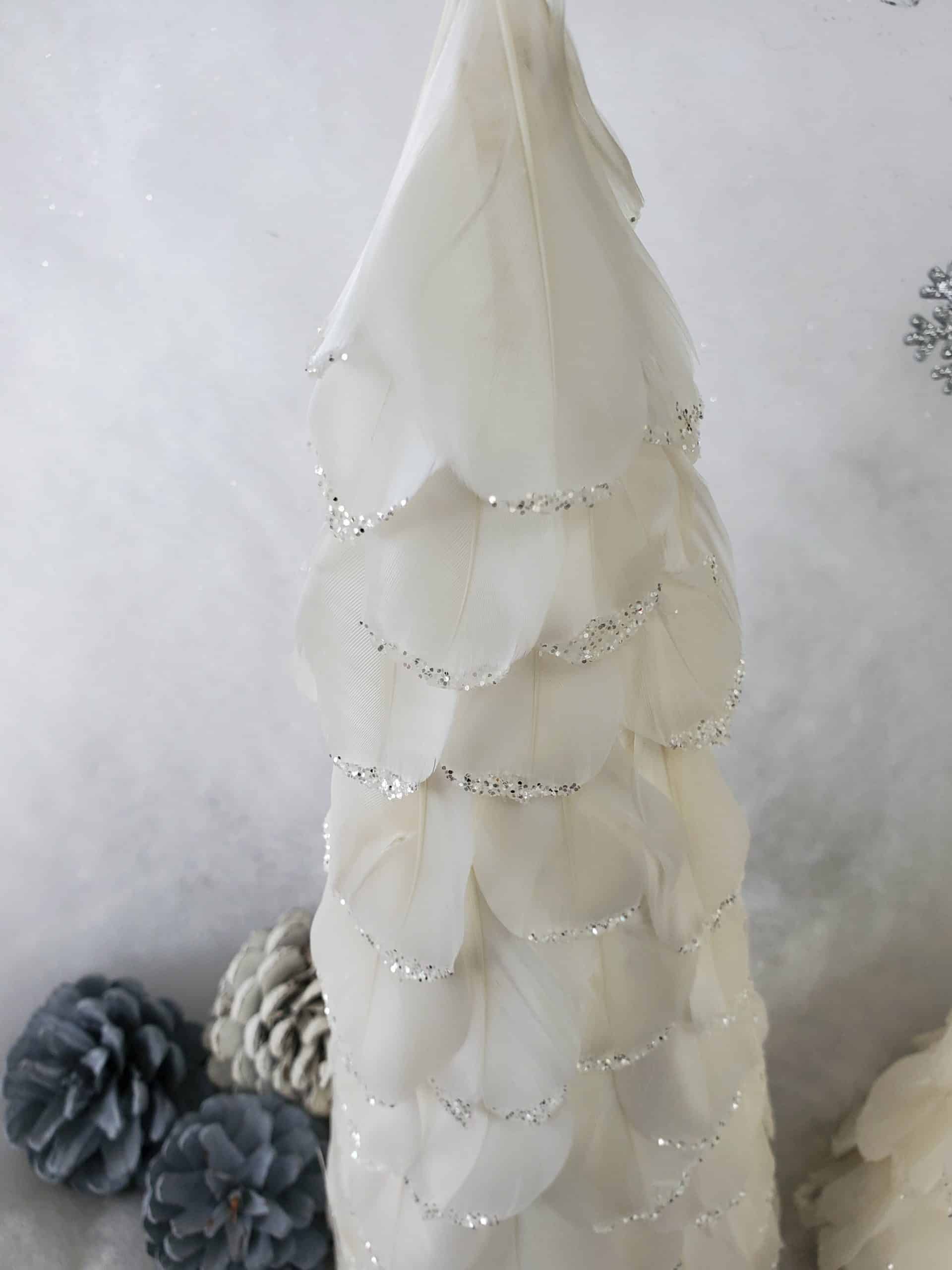 White feather tree