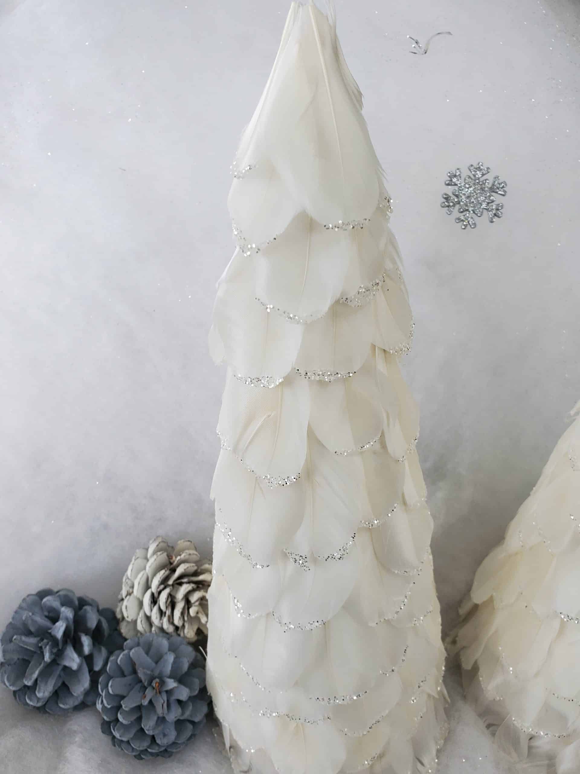 White feather tree