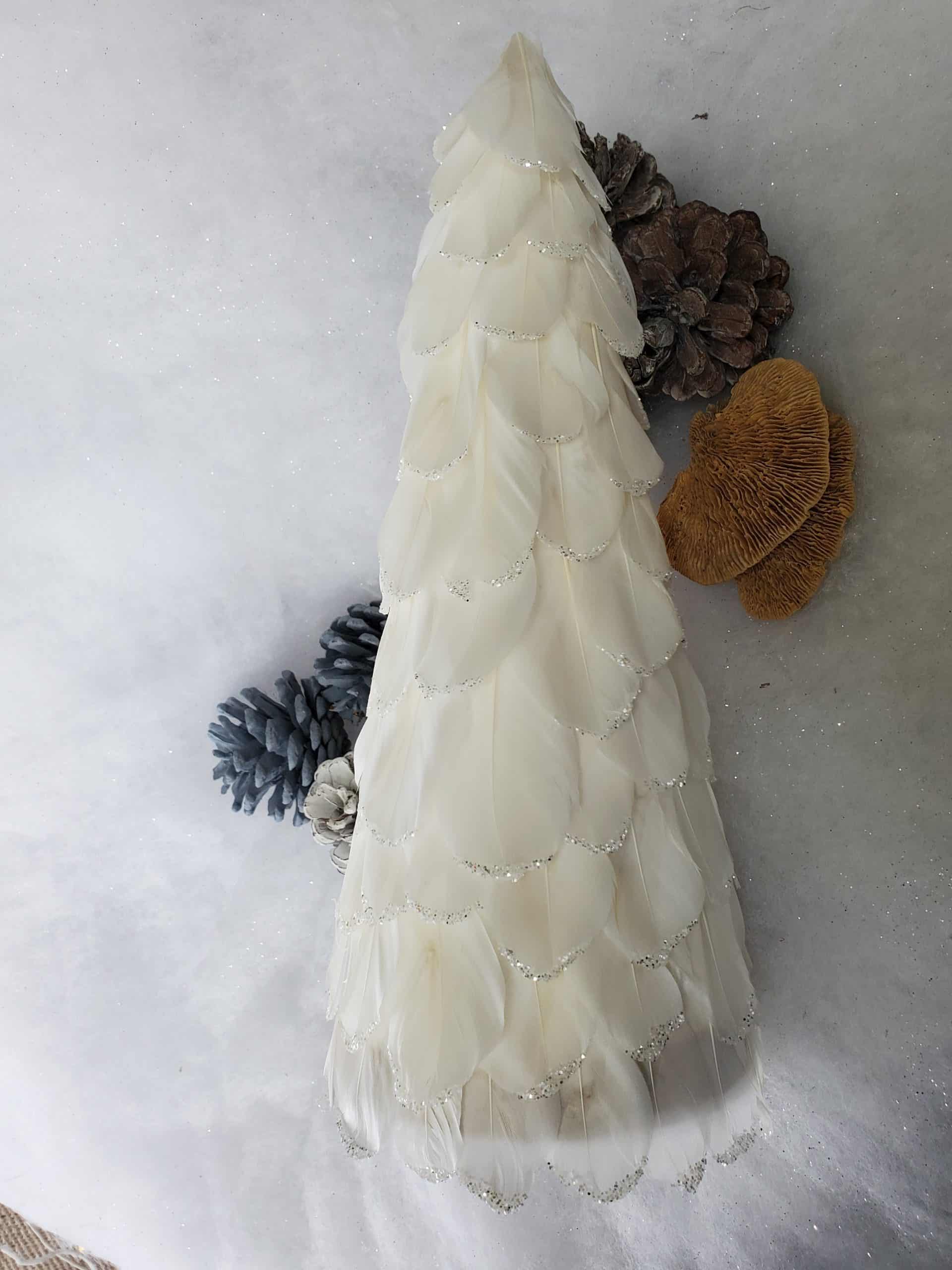 White feather tree