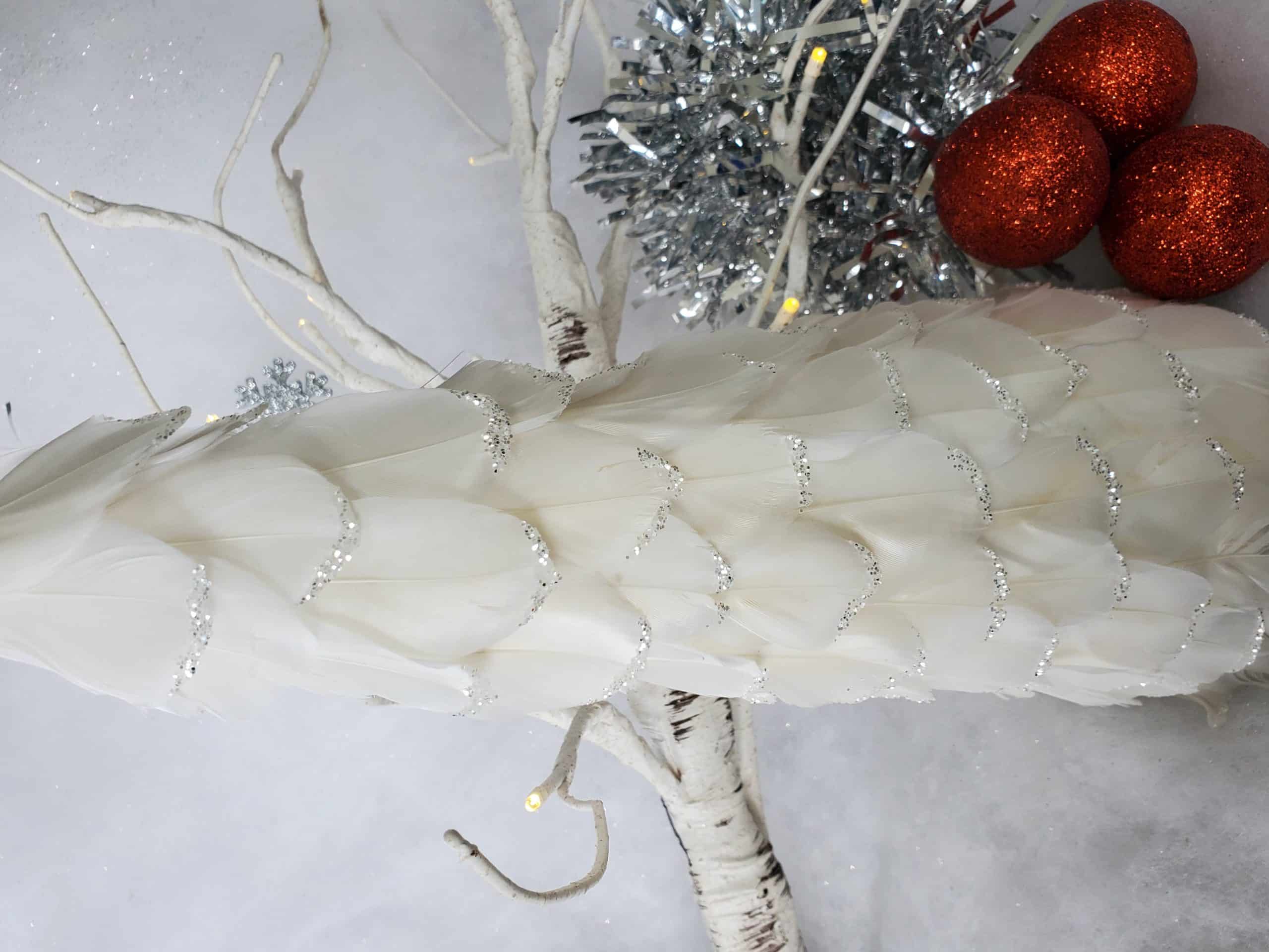 White feather tree