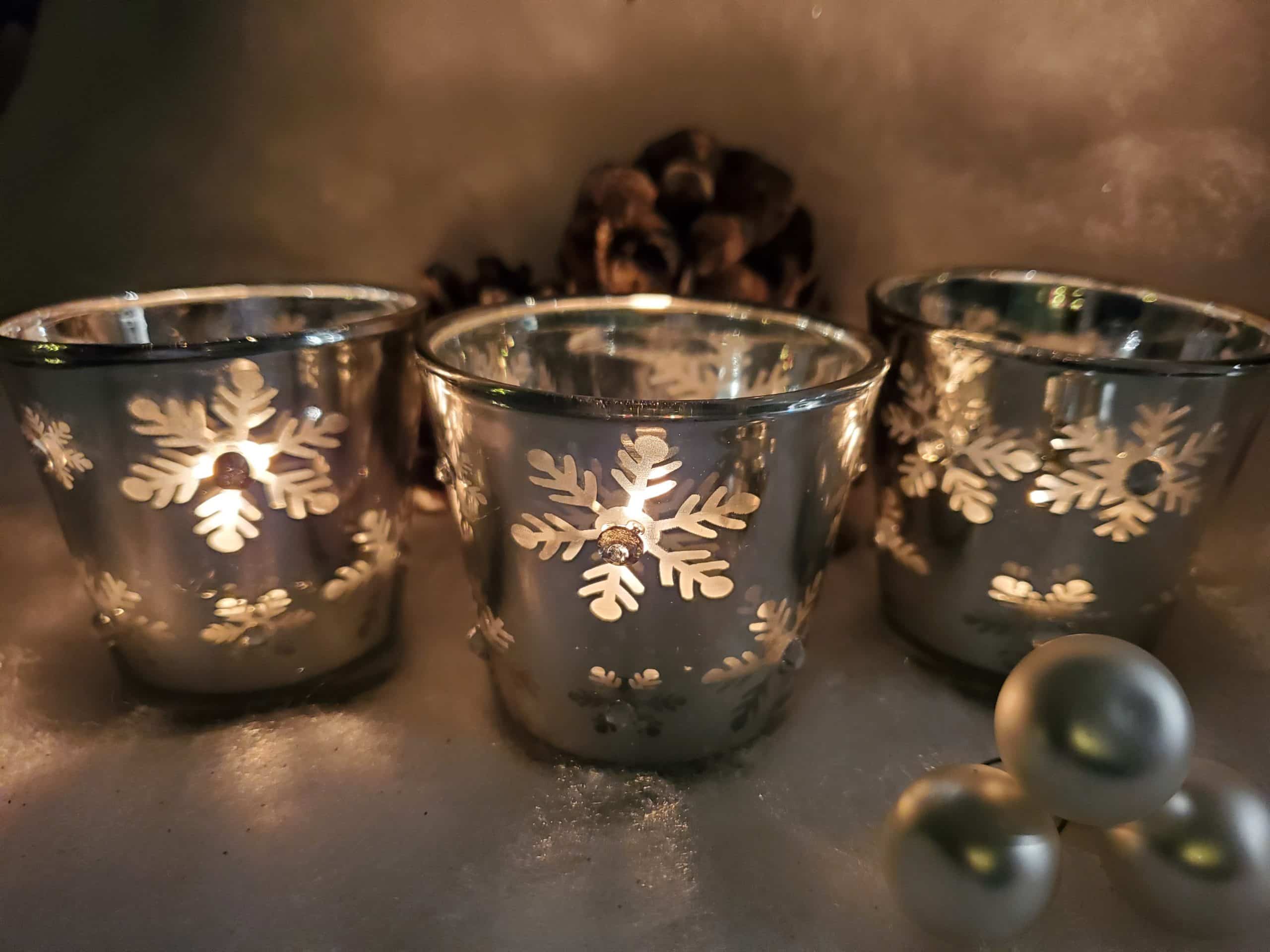 Silver Mirror Tea-Lights