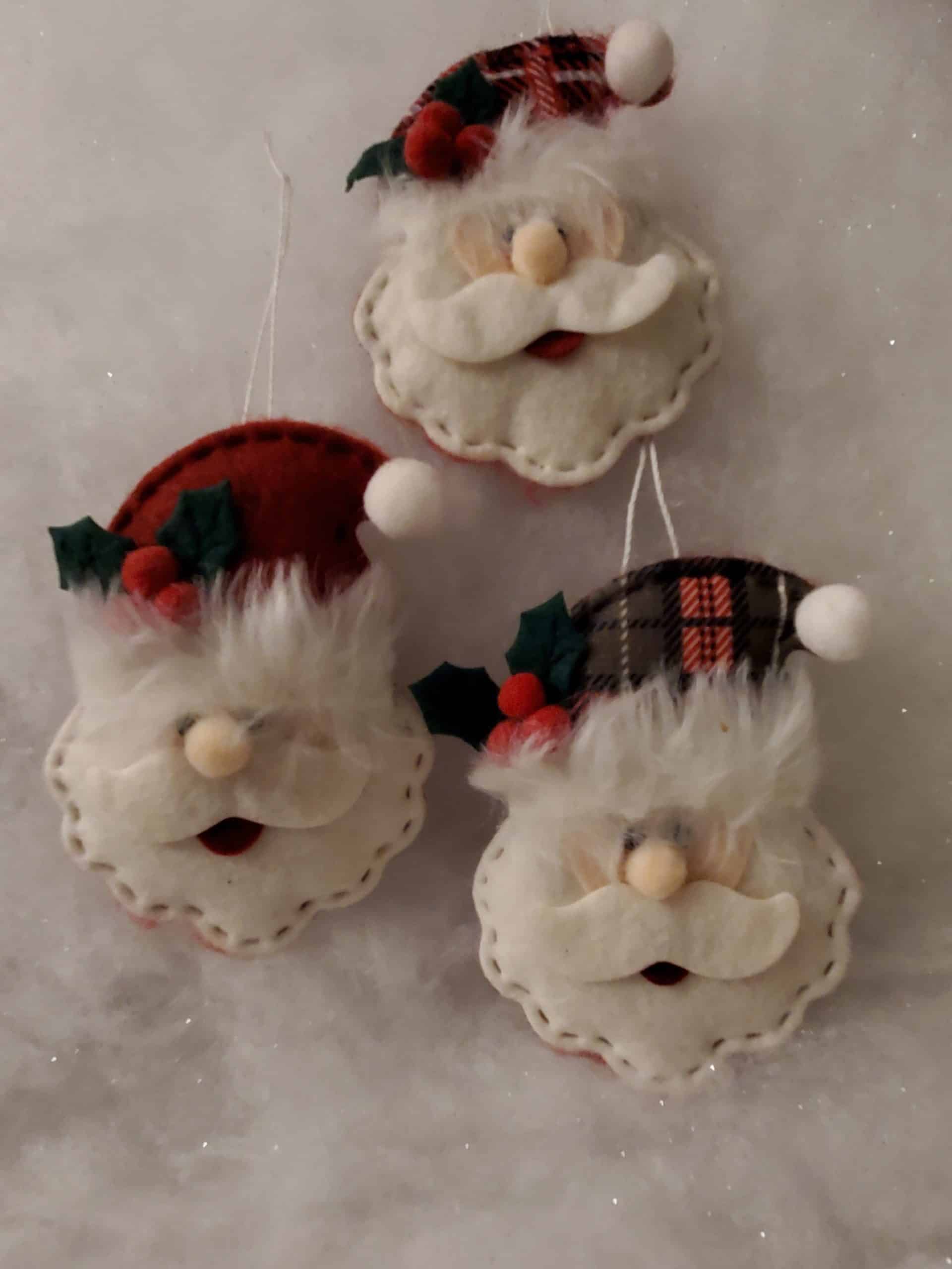 Felt Santa Head