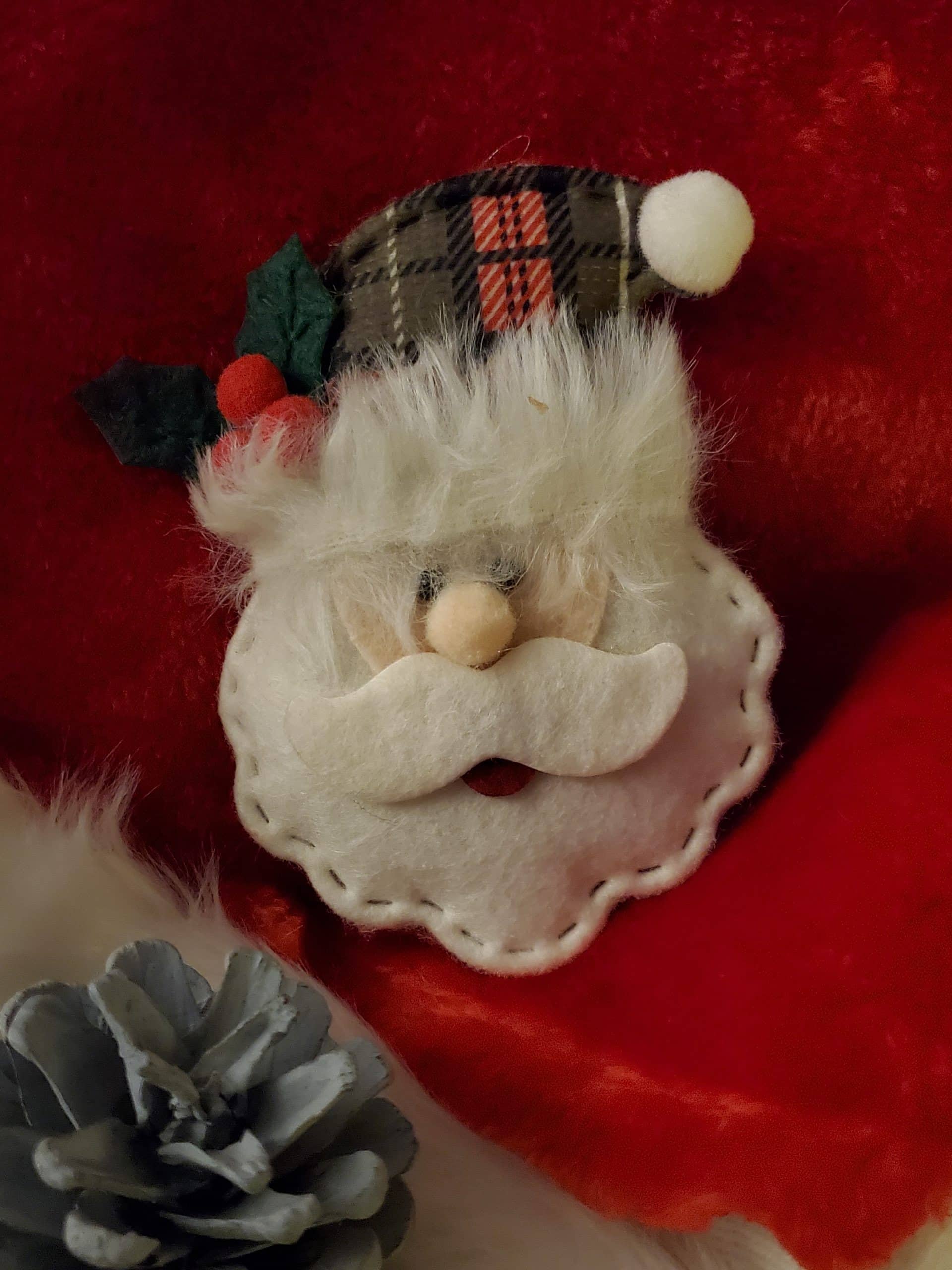 Felt Santa Head