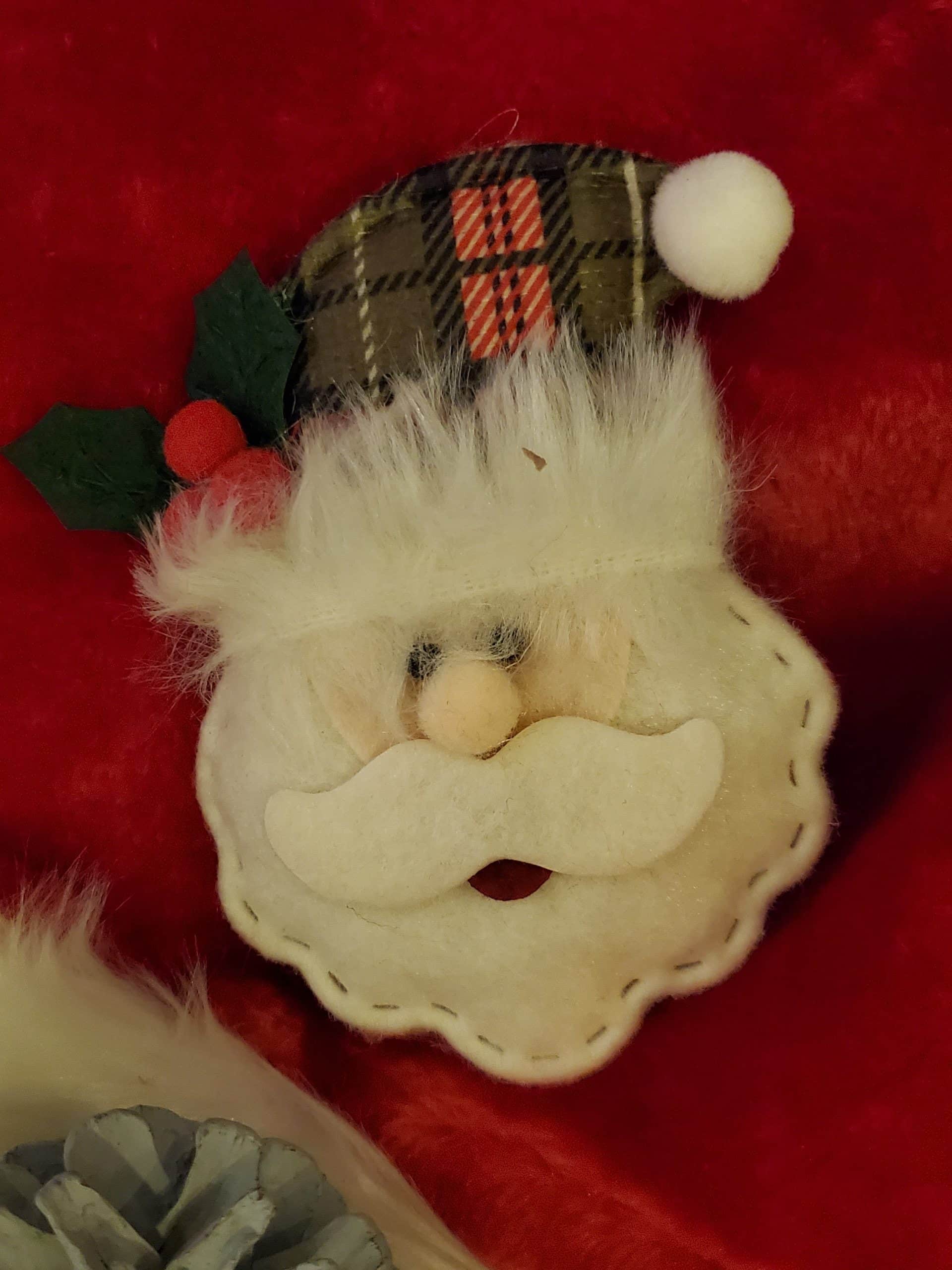 Felt Santa Head