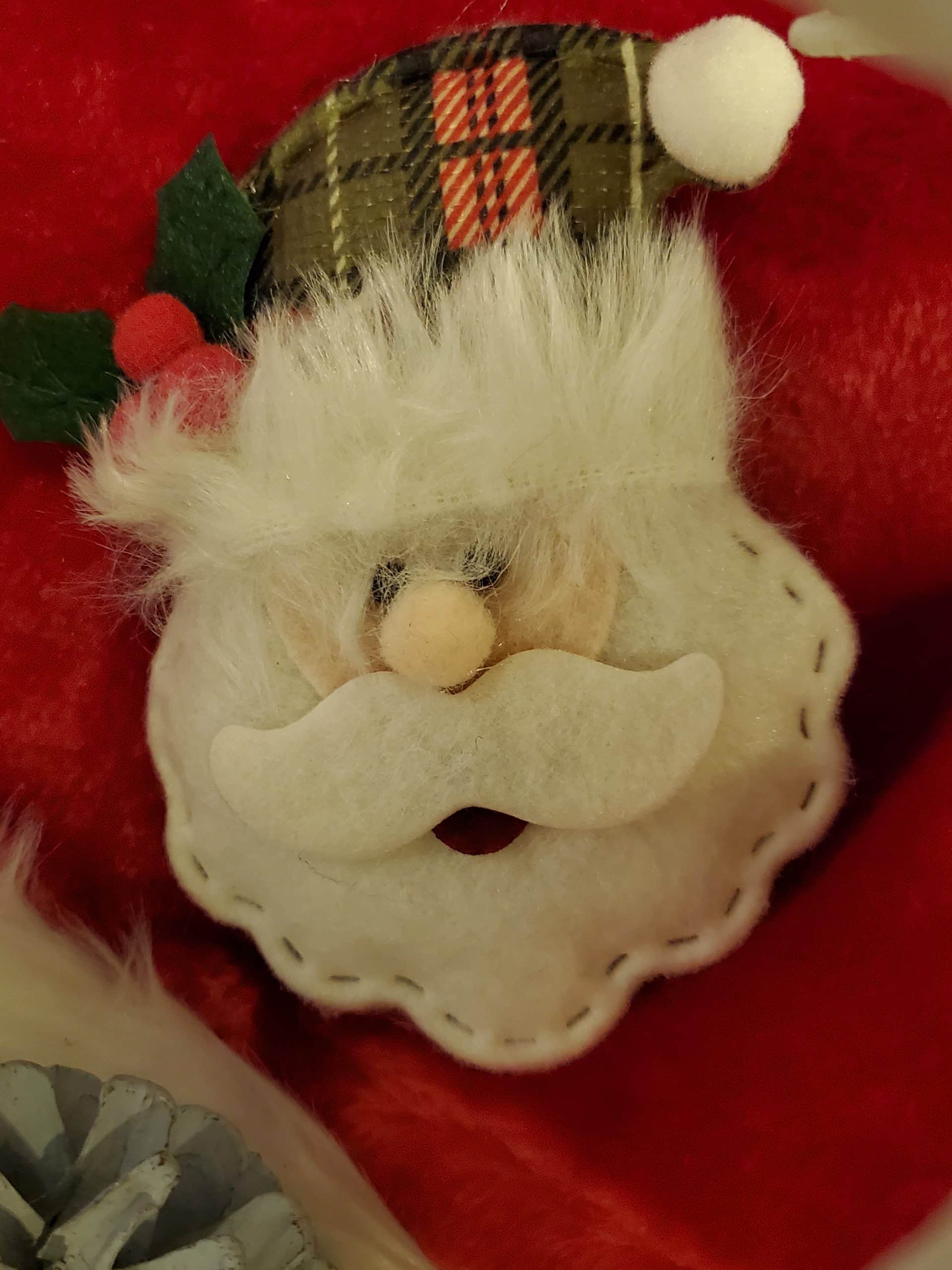Felt Santa Head