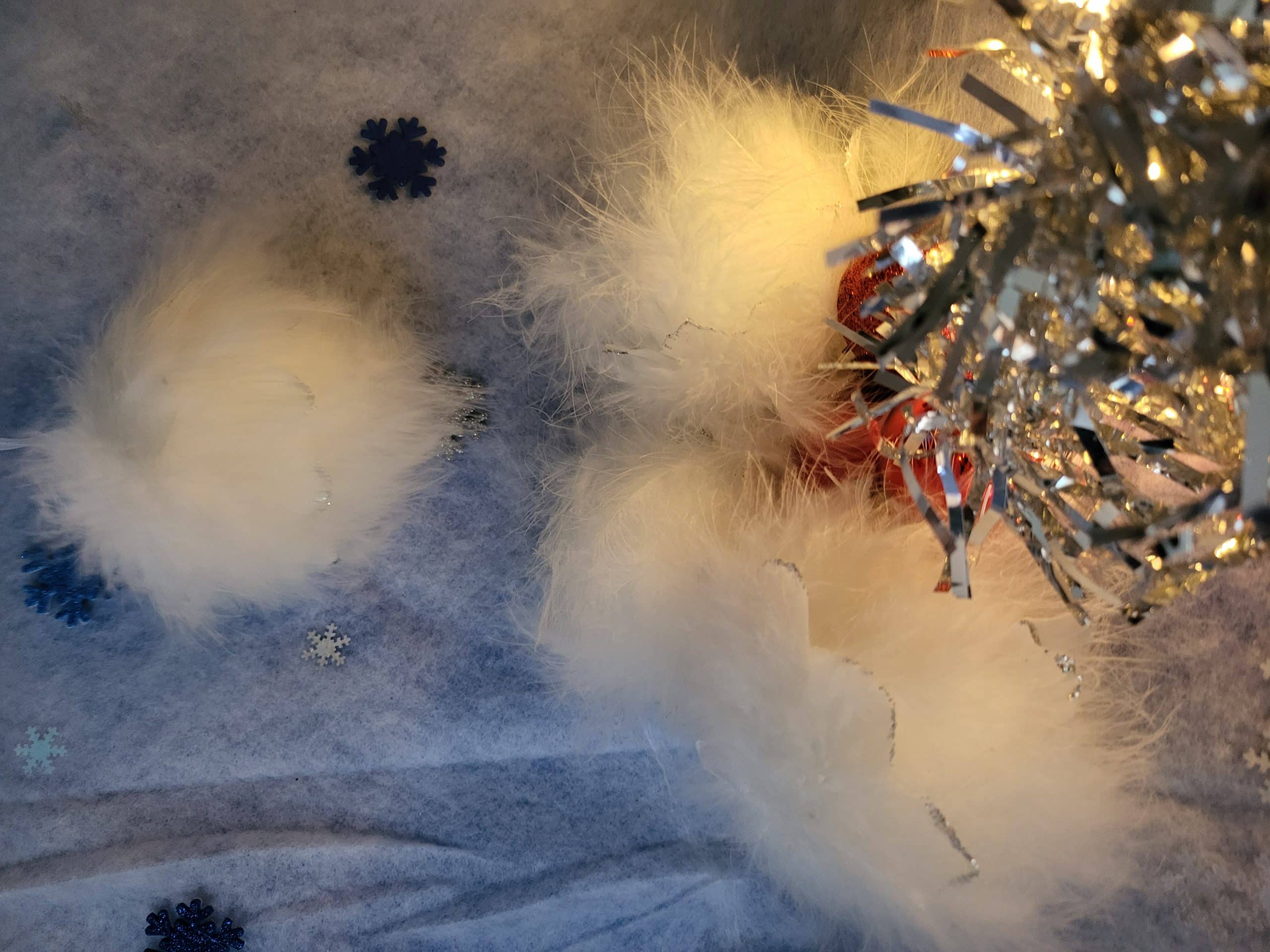 Fluffy Feather Bauble