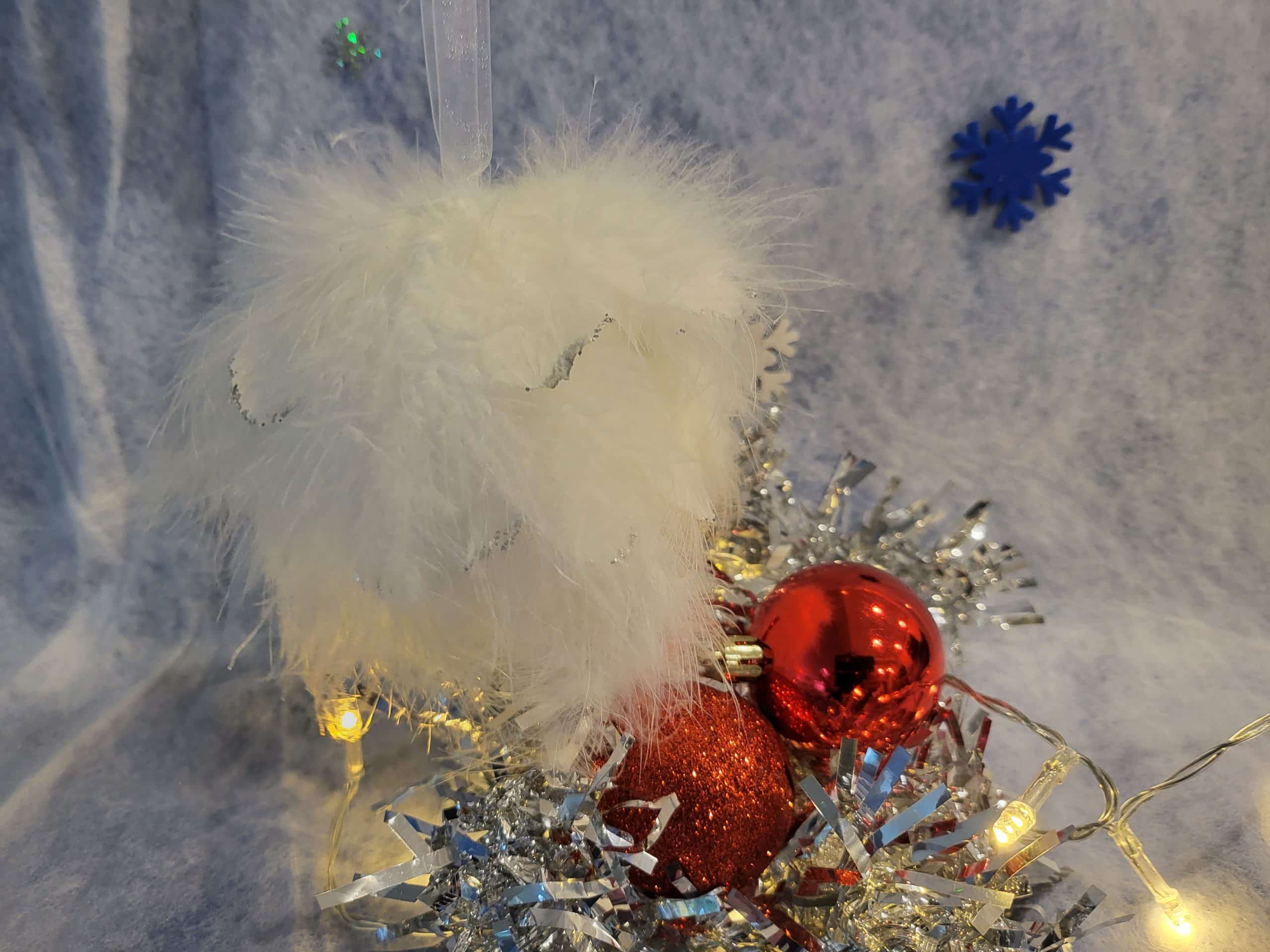 Fluffy Feather Bauble