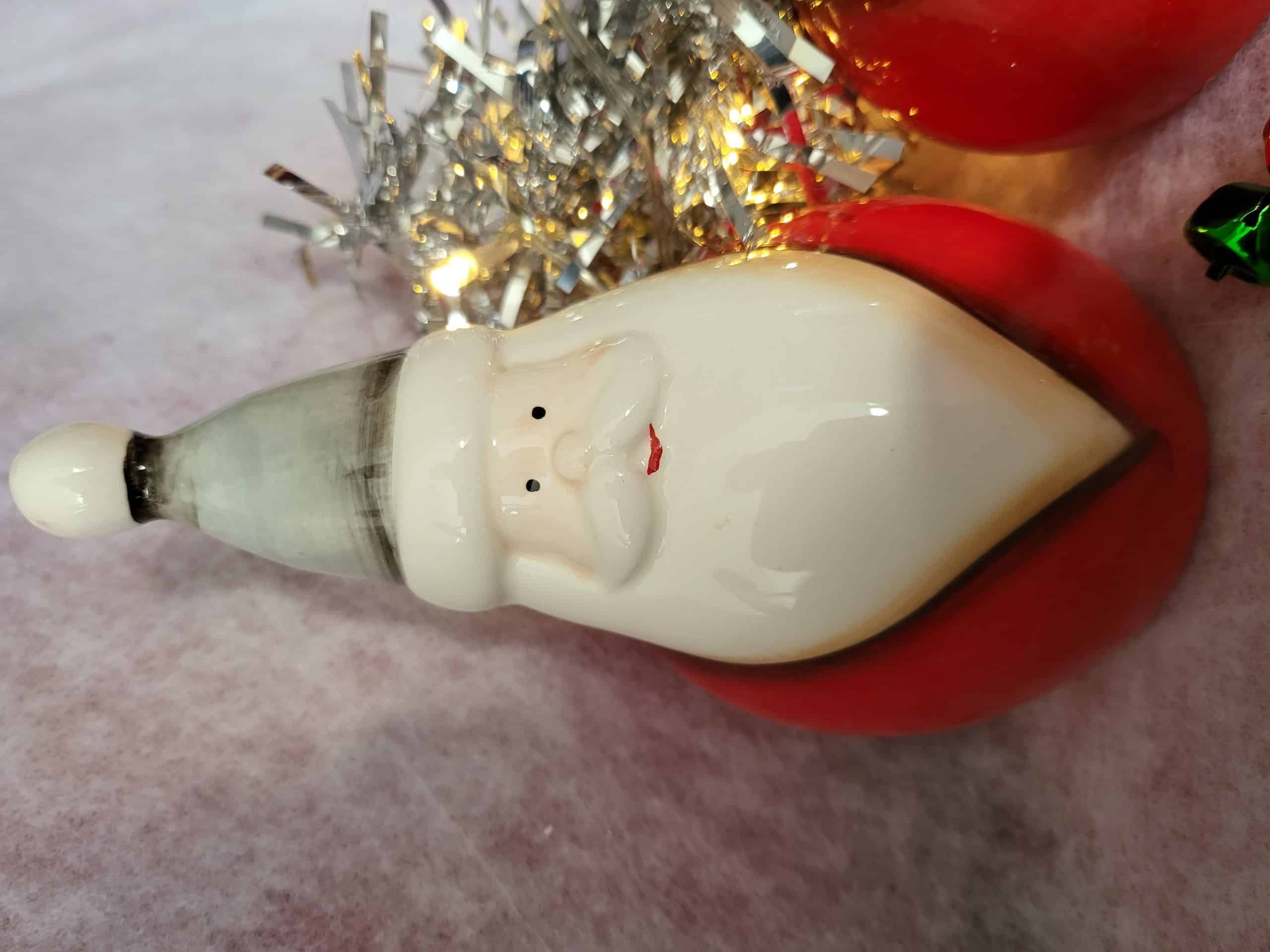 Jolly Ceramic Santas