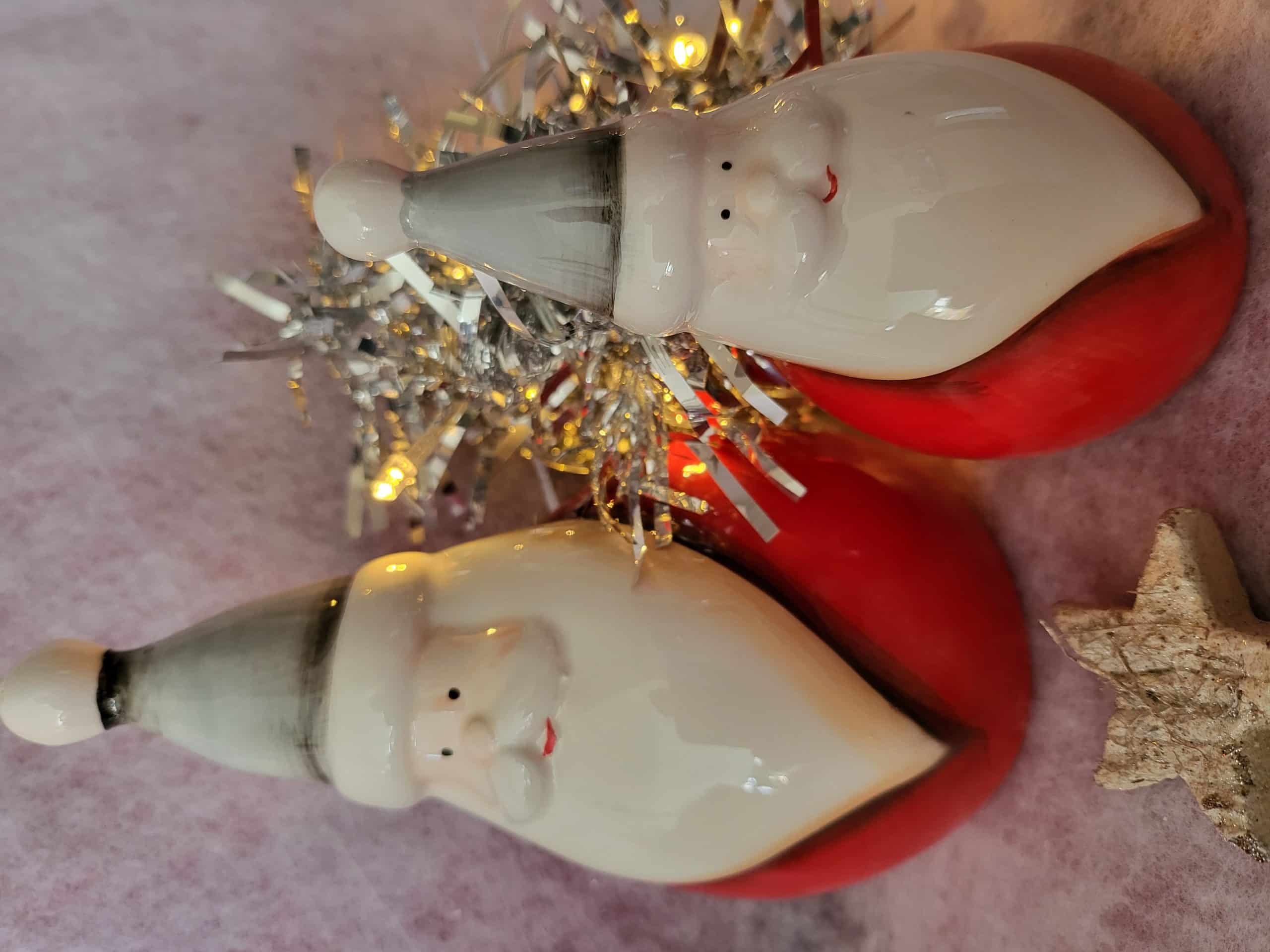 Jolly Ceramic Santas