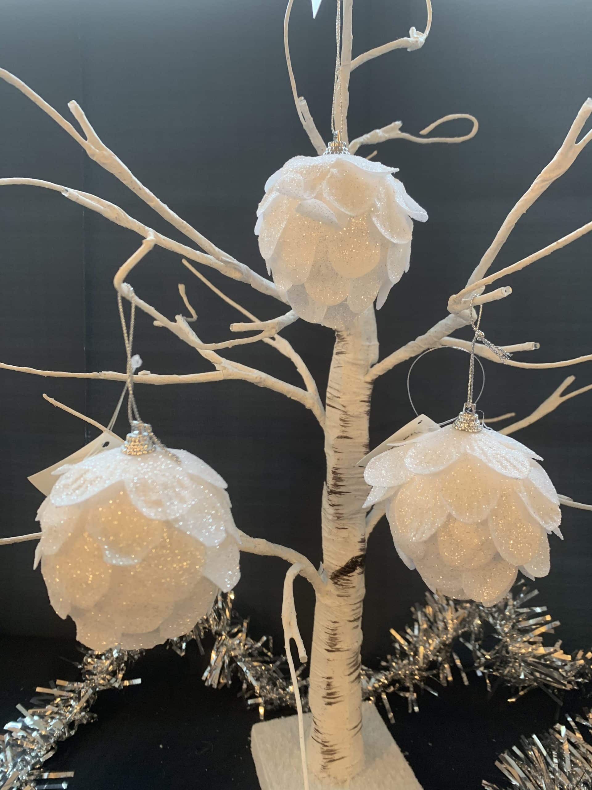 Hanging Feathery look baubles