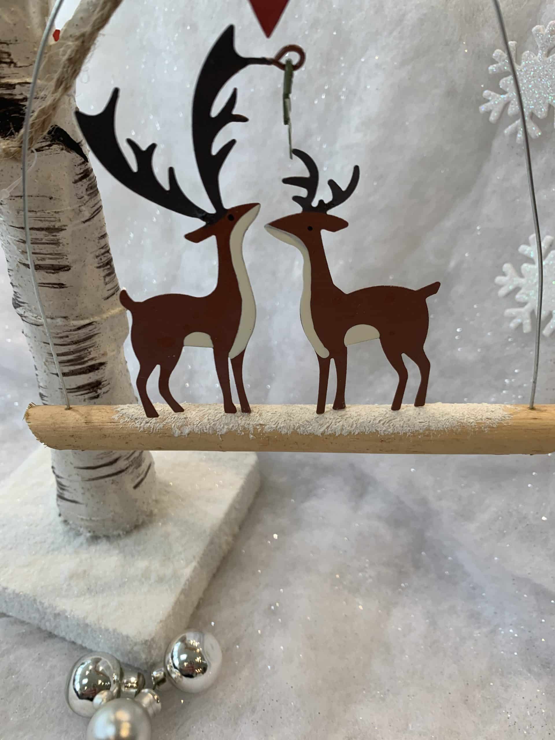 Shoeless Joe Kiss Me Deer Standing Decoration