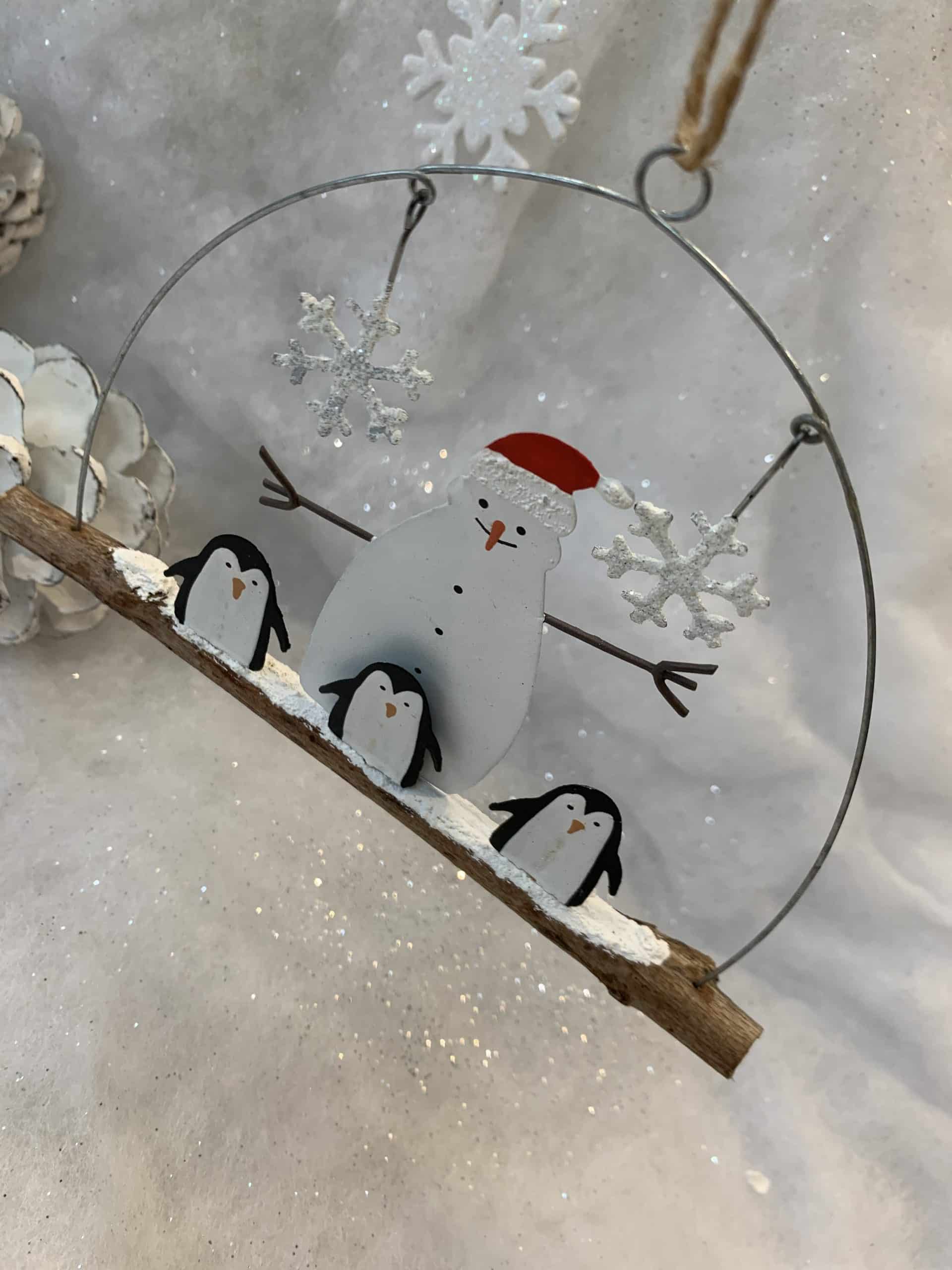 Shoeless Joe Snowman and Penguins