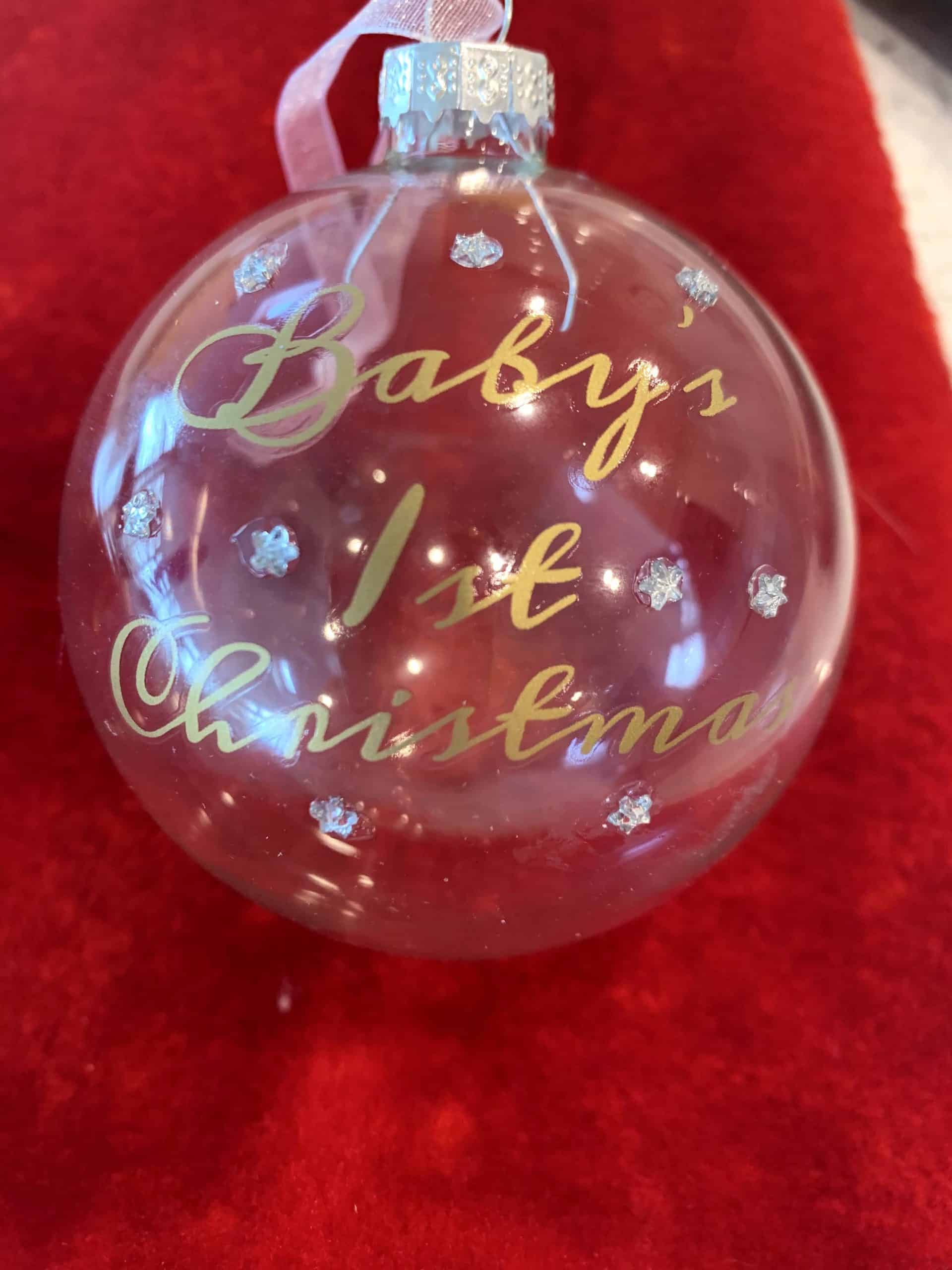 Baby's 1st Christmas Bauble