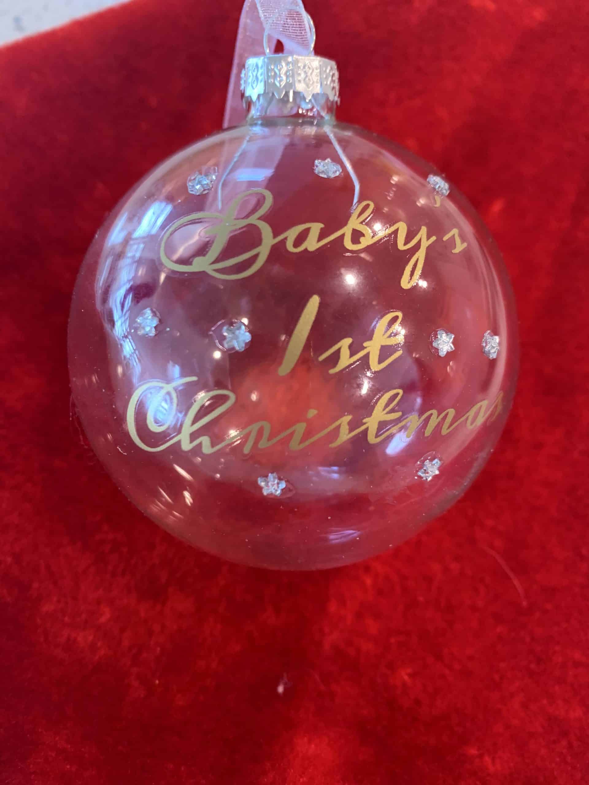 Baby's 1st Christmas Bauble