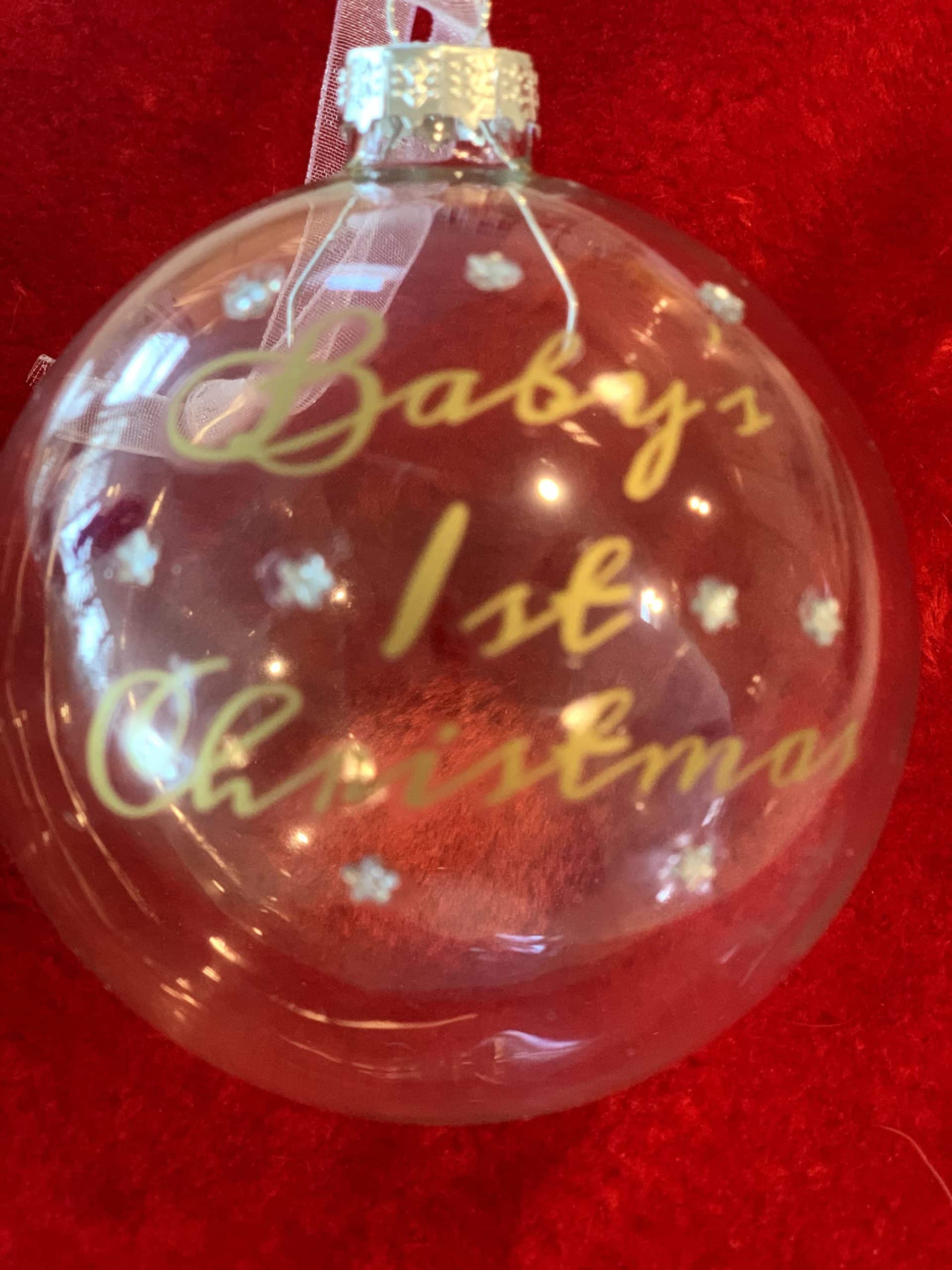 Baby's 1st Christmas Bauble