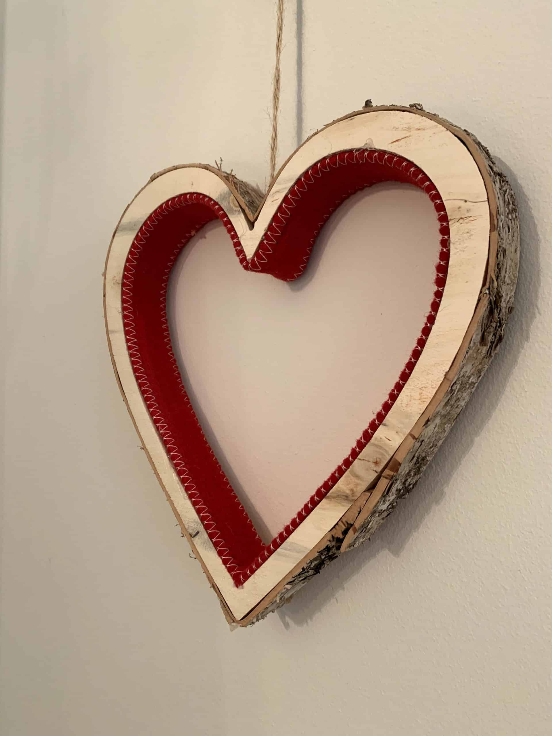 Rustic Heart Hanging Decoration