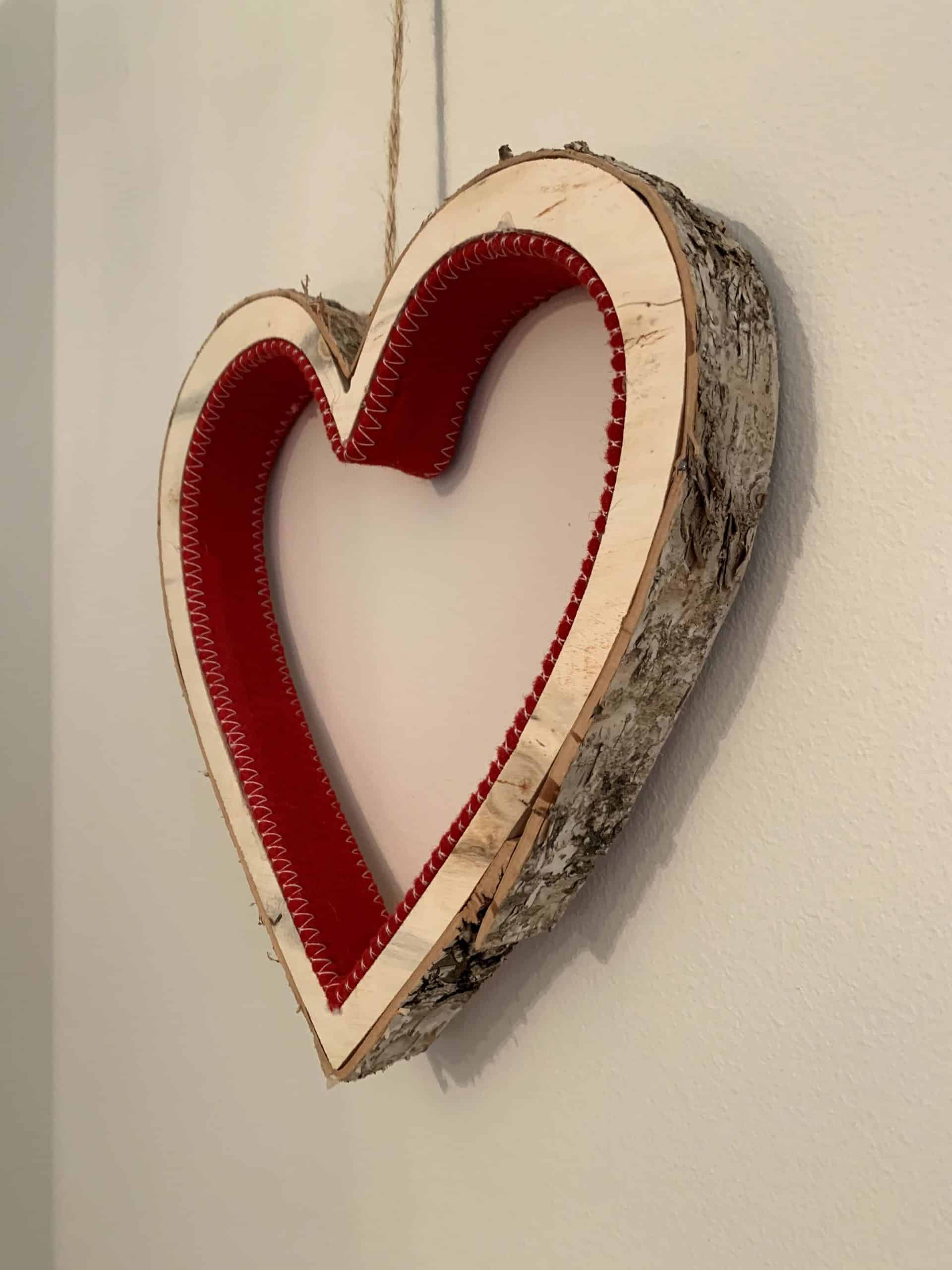 Rustic Heart Hanging Decoration