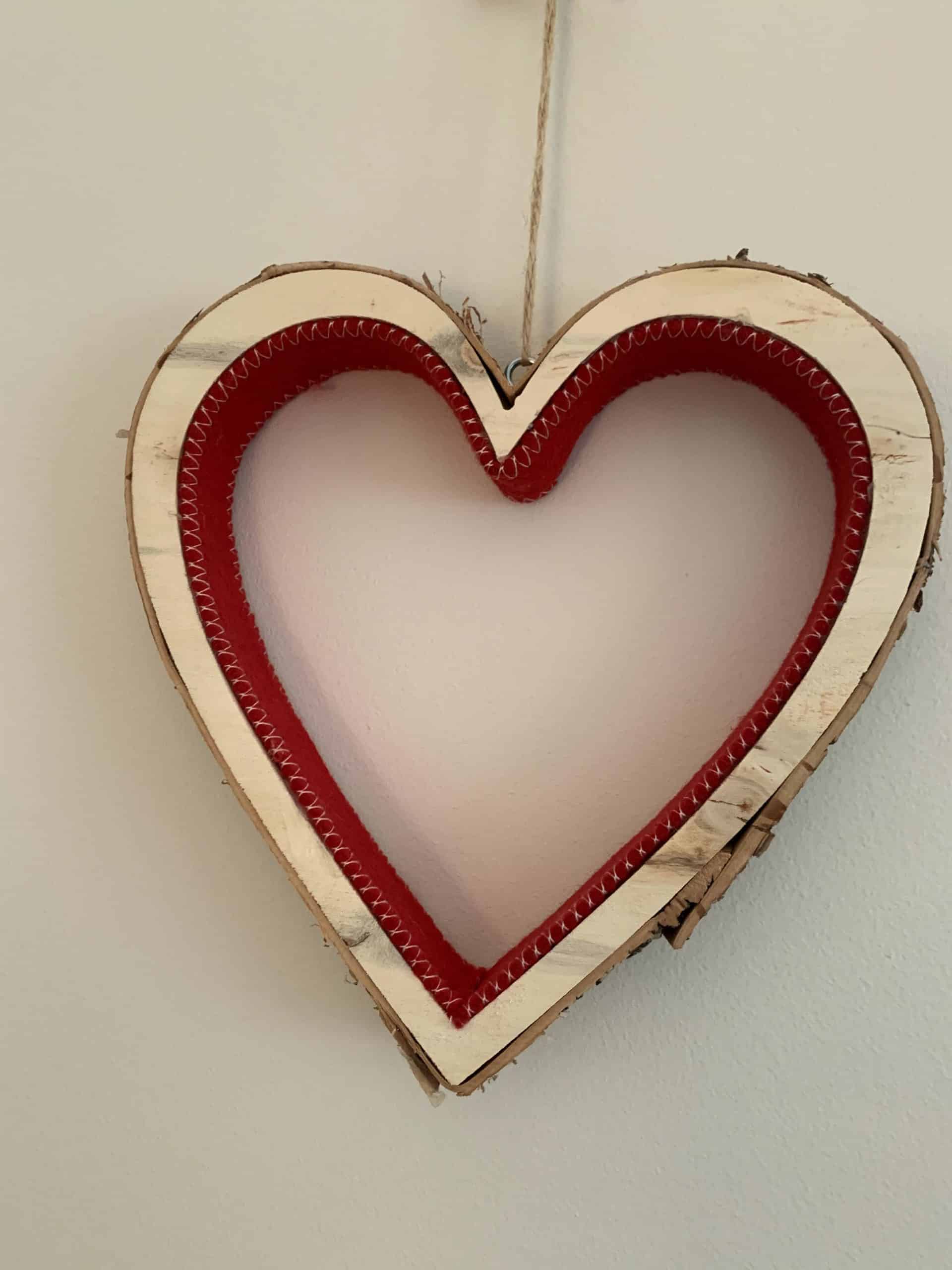 Rustic Heart Hanging Decoration