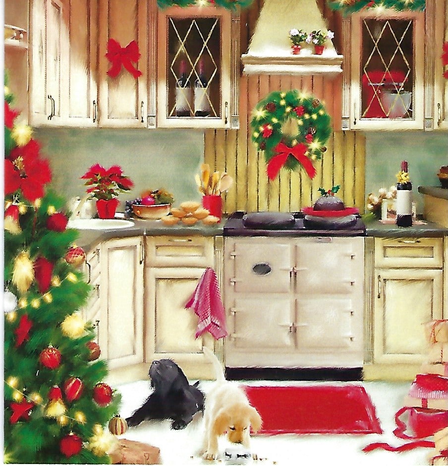 A Christmas Kitchen - Christmas Card