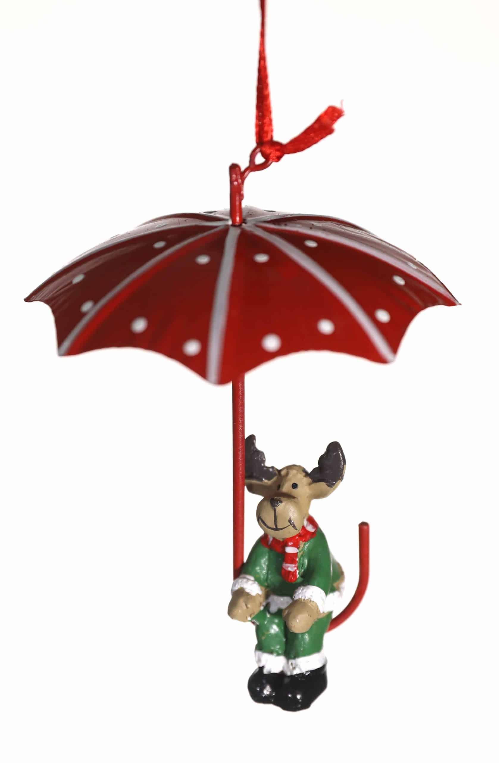 Festive Friends on Umbrellas