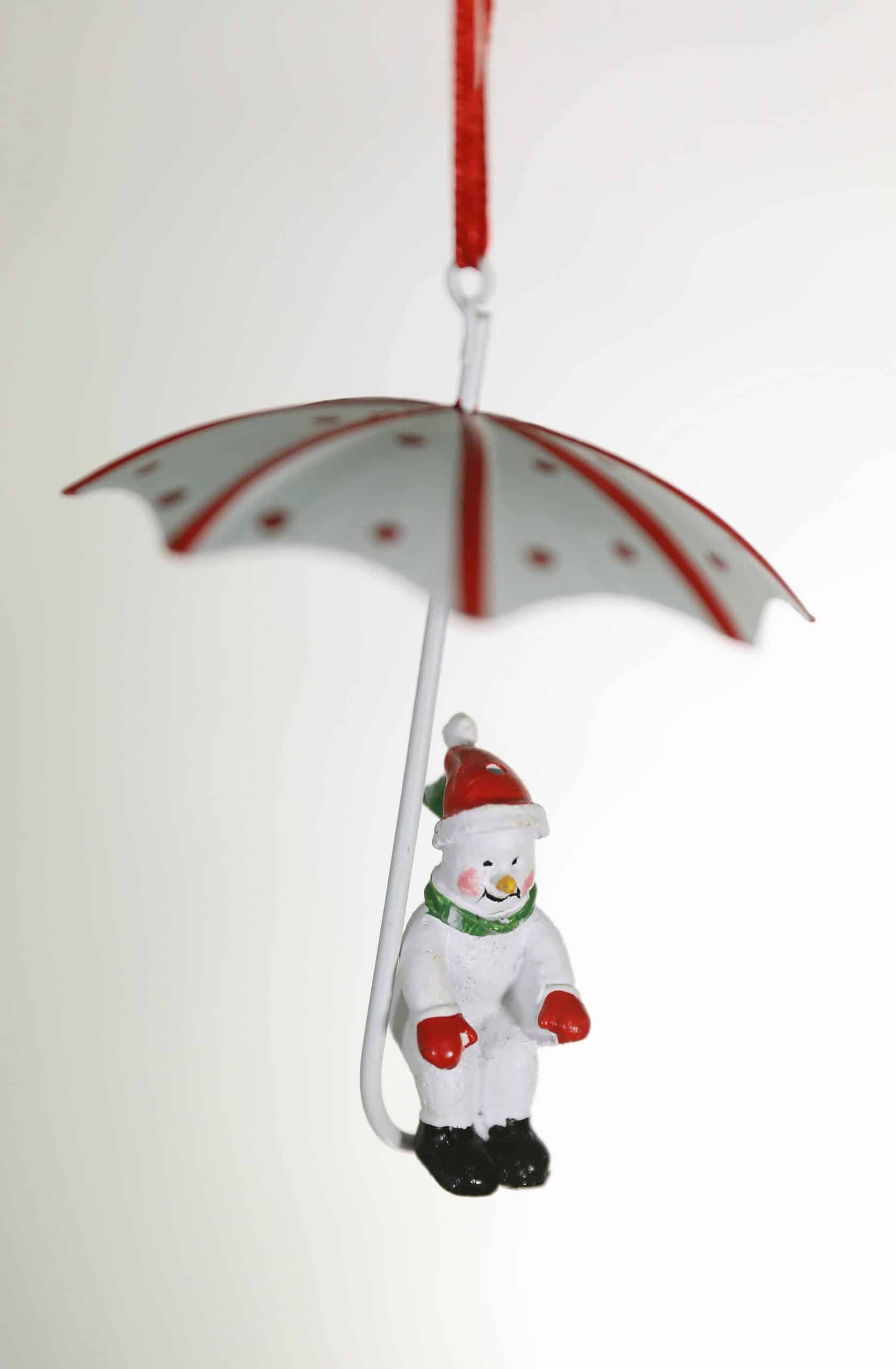 Festive Friends on Umbrellas