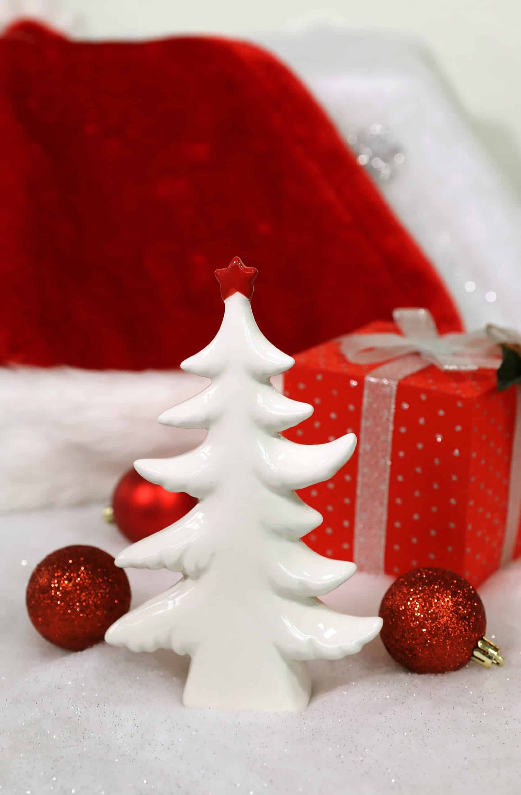 White ceramic tree