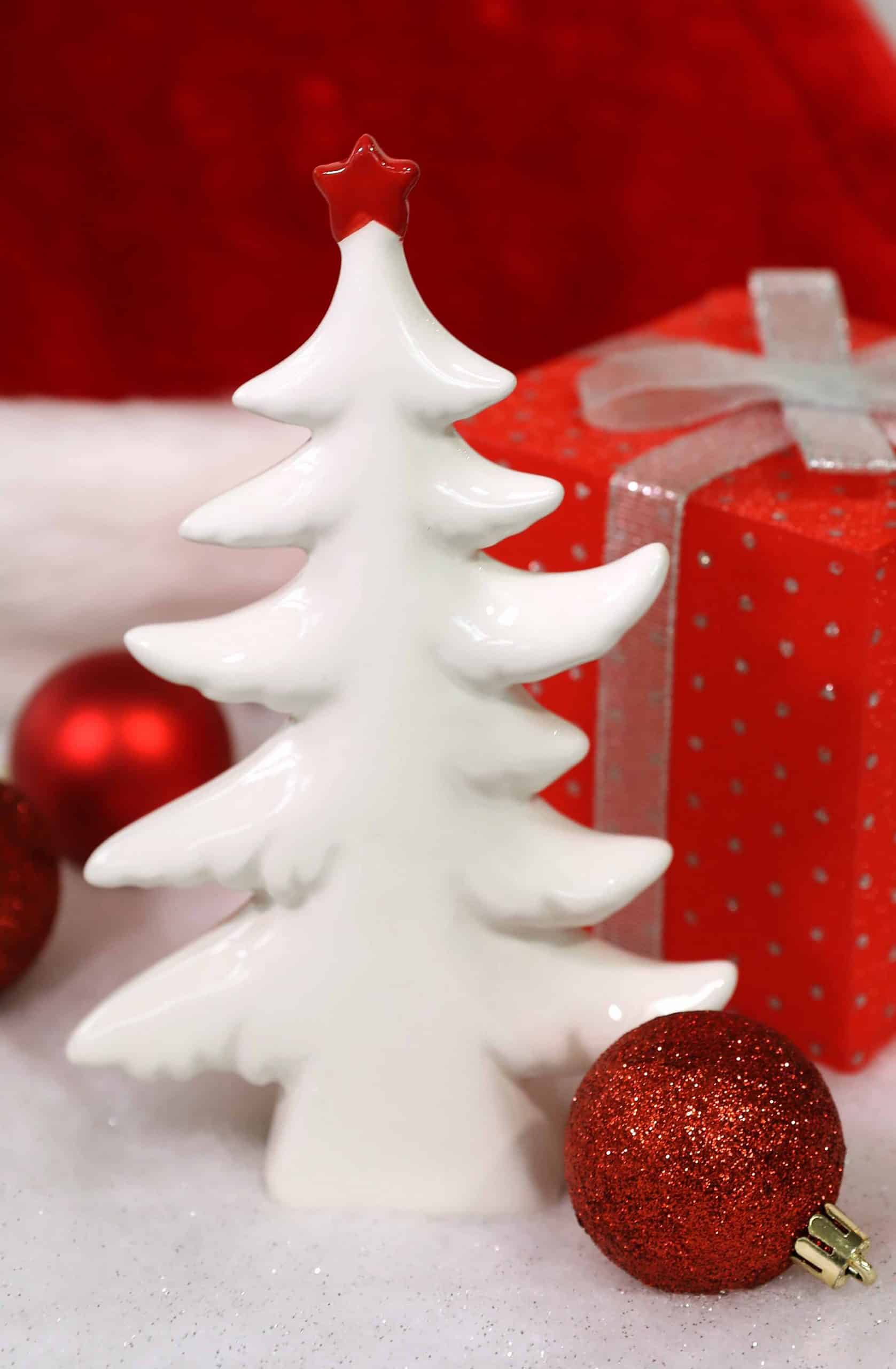 White ceramic tree