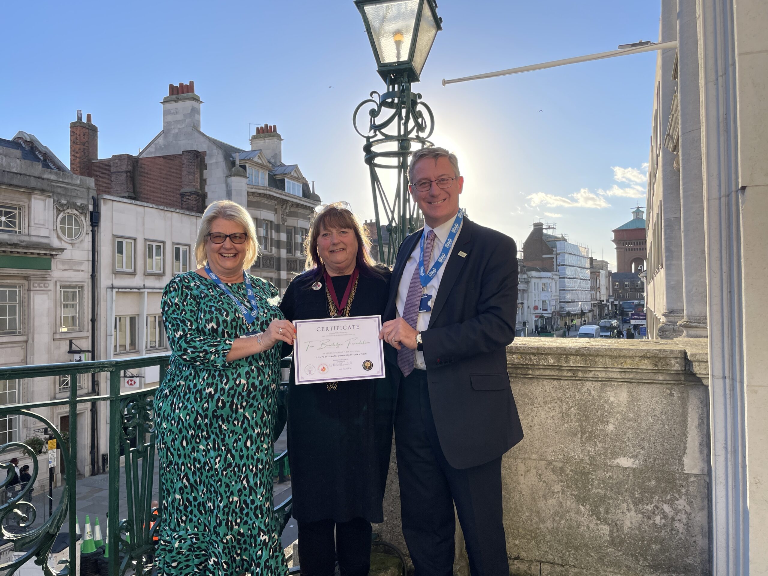 TBF becomes a Compassionate Community Champion