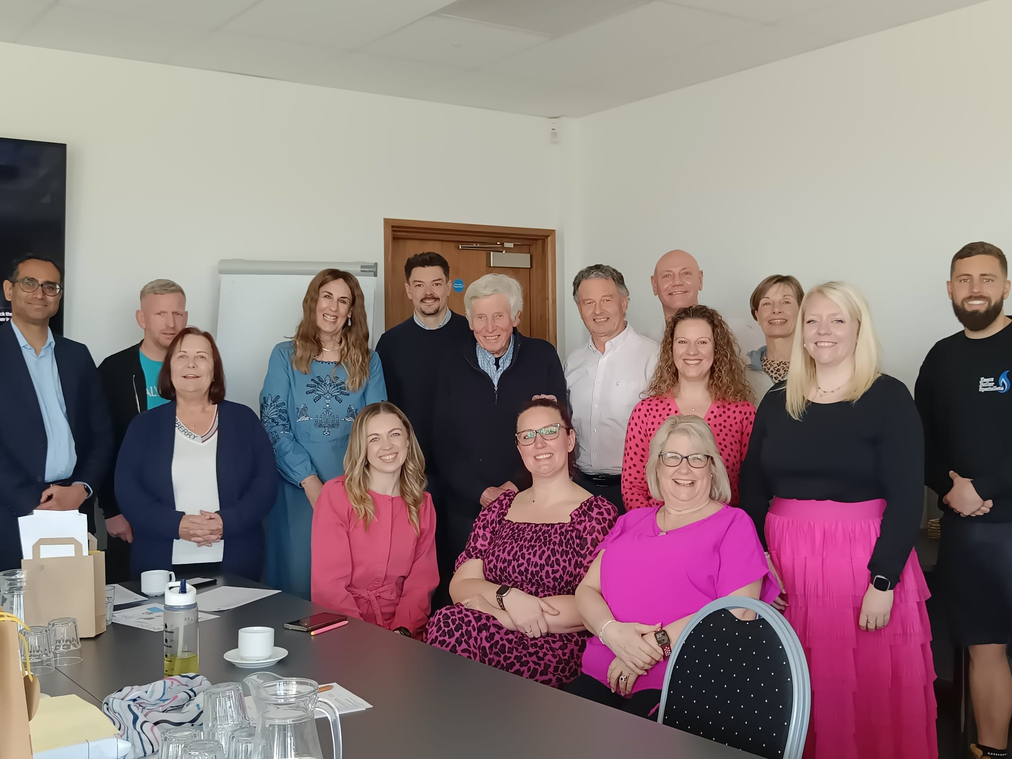 Two networking groups turn their meetings Pink and Blue